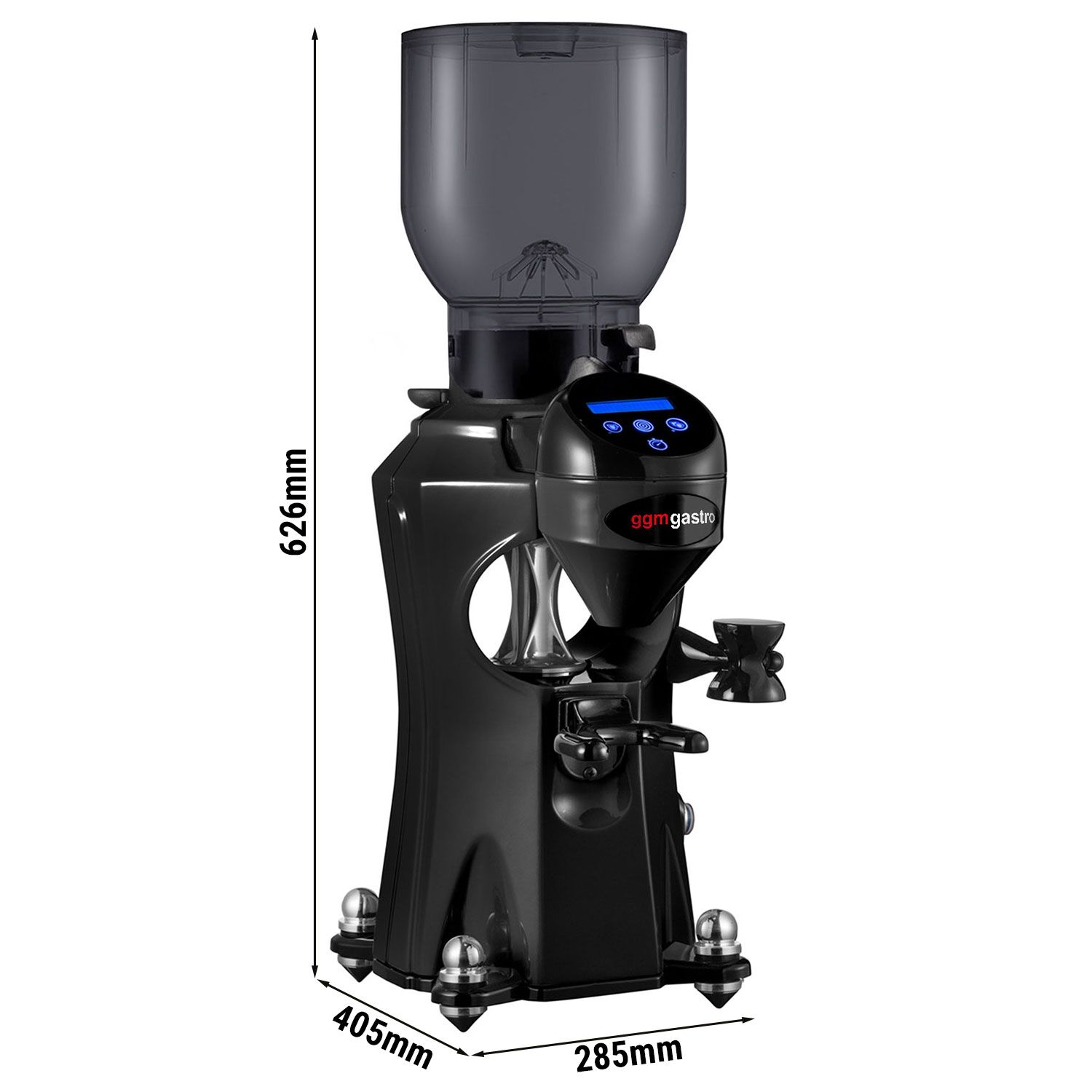 Moulin à café – 2 kg – 45 dB – Avec dosage automatique – Noir