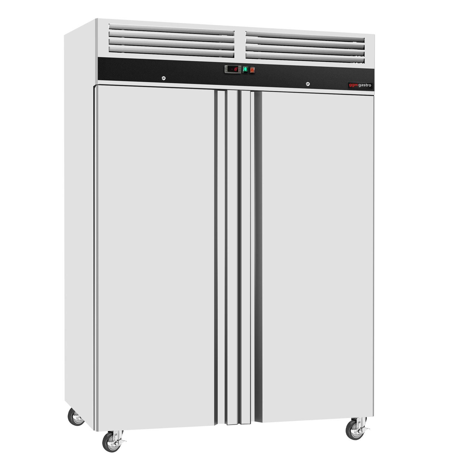 Armoire réfrigérée négative en acier inoxydable inox ECO – GN 2/1 – 1400 litres – avec 2 portes
