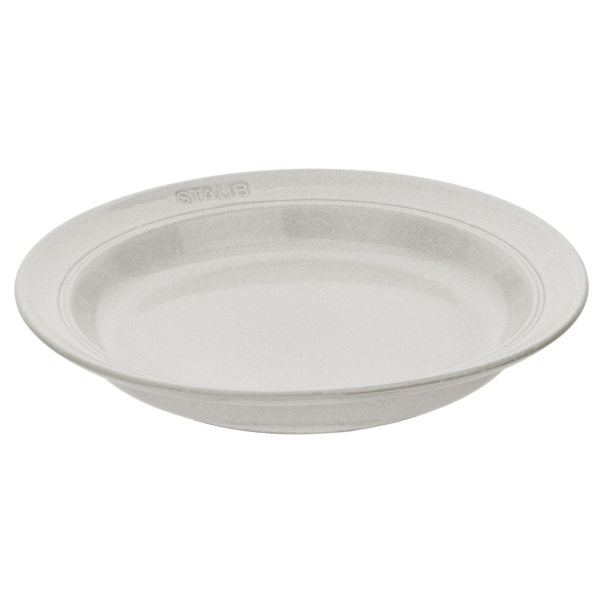 STAUB | Dining Line Ceramic Deep Plate – Ø 24 cm - White Truffle