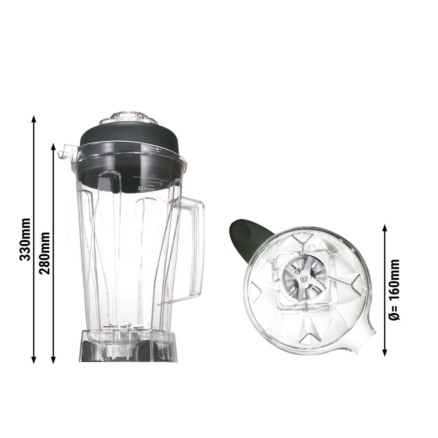 Mixeur professionnel / Blender – 2 L – 1,5 kW