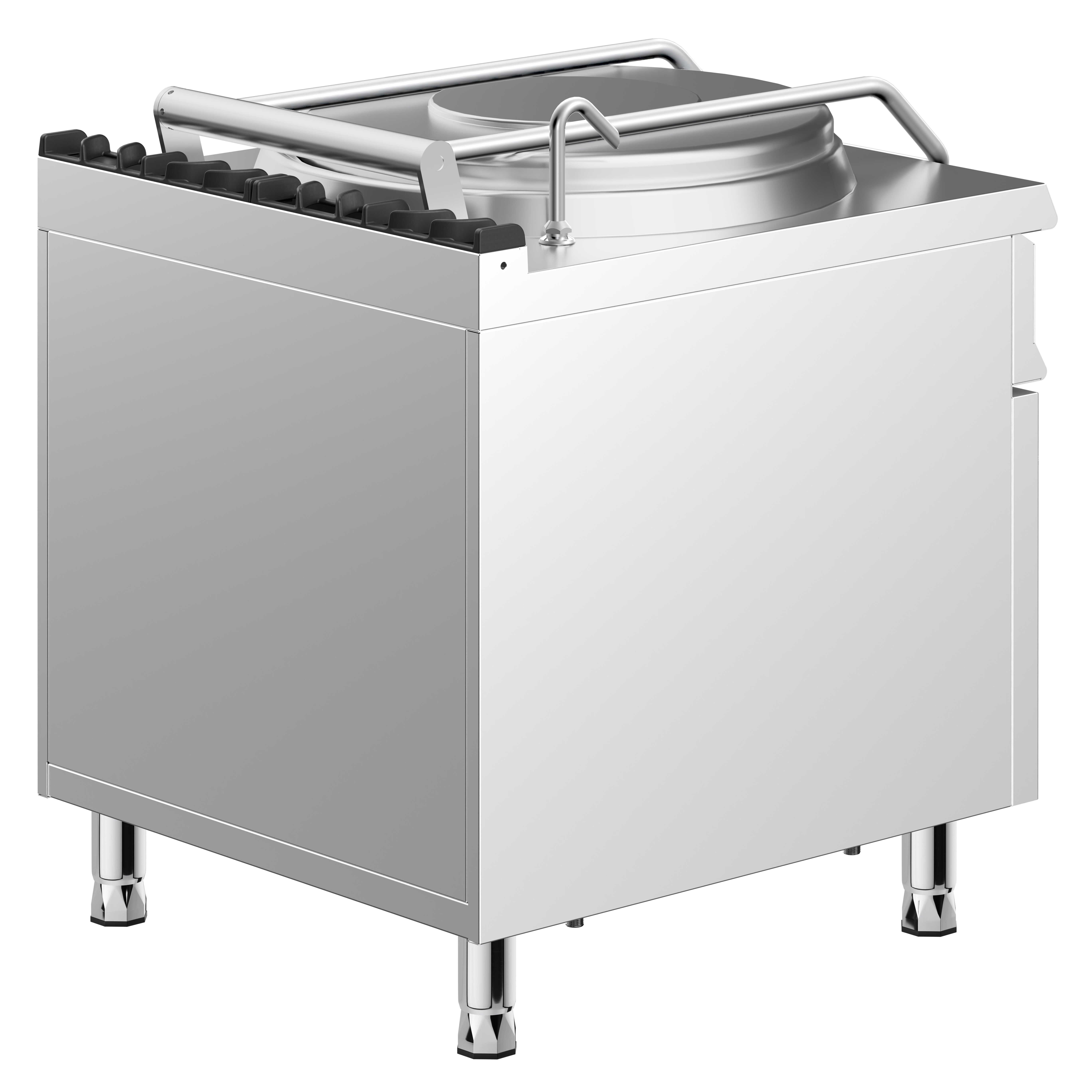Marmite de Cuisson à Gaz - 150 Litres - 20 kW - Chauffage Direct - avec Raccordement à l’Eau