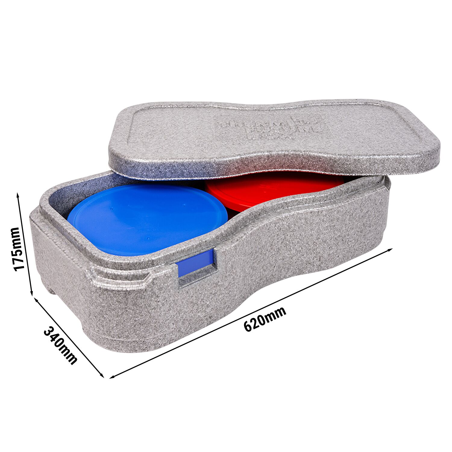 (2 pièces) THERMO FUTURE BOX | Thermobox PLATTER +4 - Gris