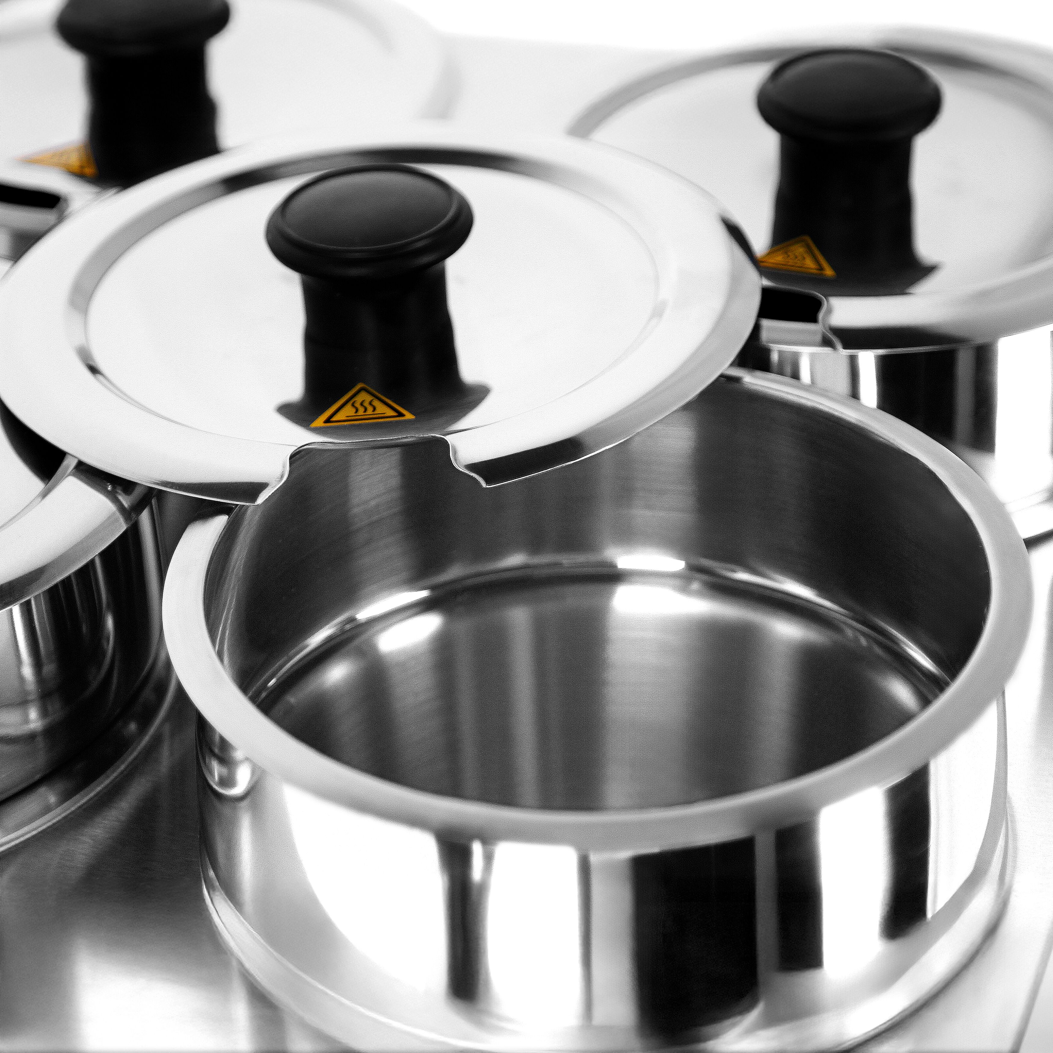 Bain-marie - hotpot - 14 litres - 600 watts - 4 cuves de 3,5 litres chacune