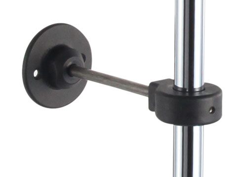 Wall-mounted twin-inlet pre-rinse spray unit 10000 - wall-mounted - with single-lever mixer, spray gun, flexible hose & wall mount - height 1115mm