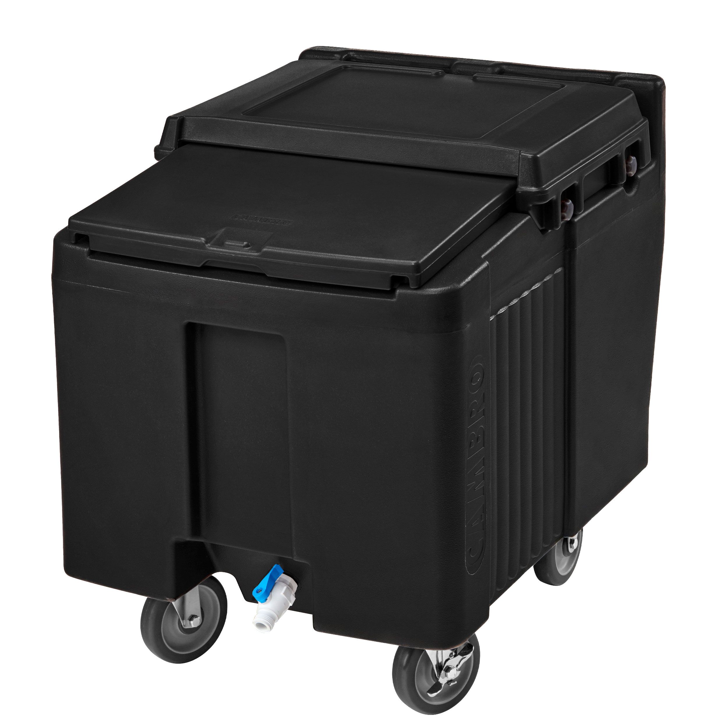 Cambro | Chariot à glace - 57 kg - Noir