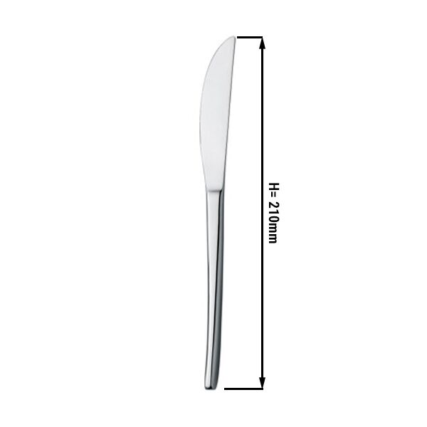 (12 pcs) Couteau à poisson 21 cm Aleria - Acier inoxydable - 210mm - Brillant - 12 pièces
