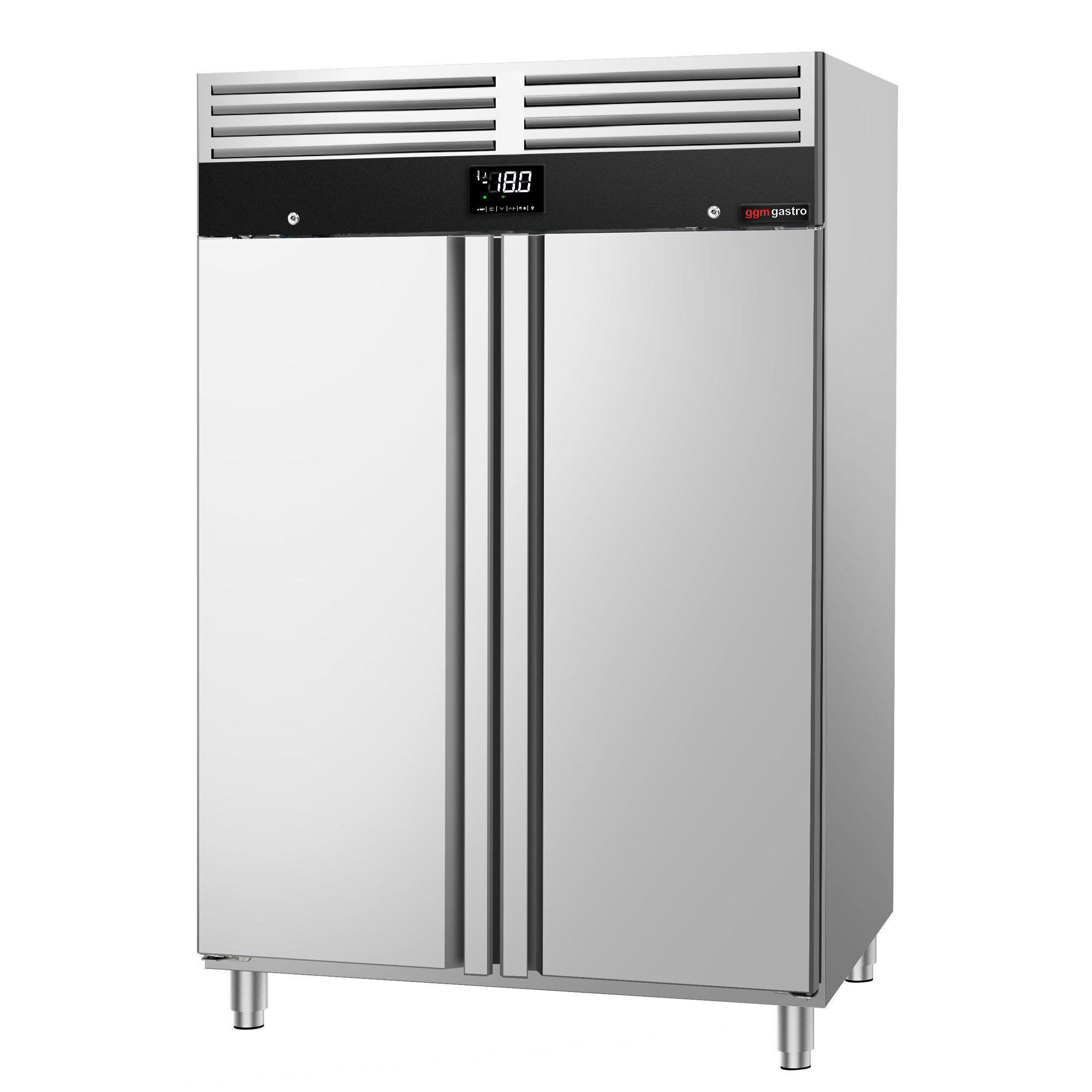 Armoire réfrigérée négative Inox AISI 304 PREMIUM - GN 2/1 - 1200 L - avec 2 portes