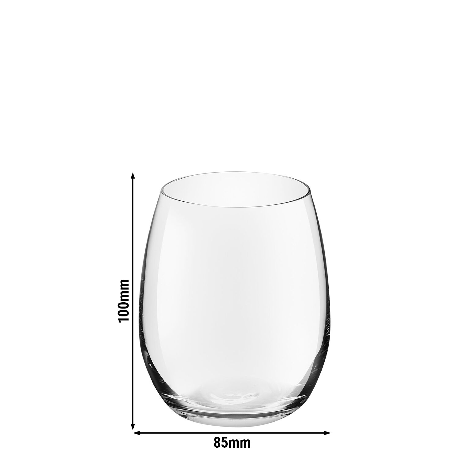 (12 pcs) Gobelet - ESPRIT - 390 ml - Transparent