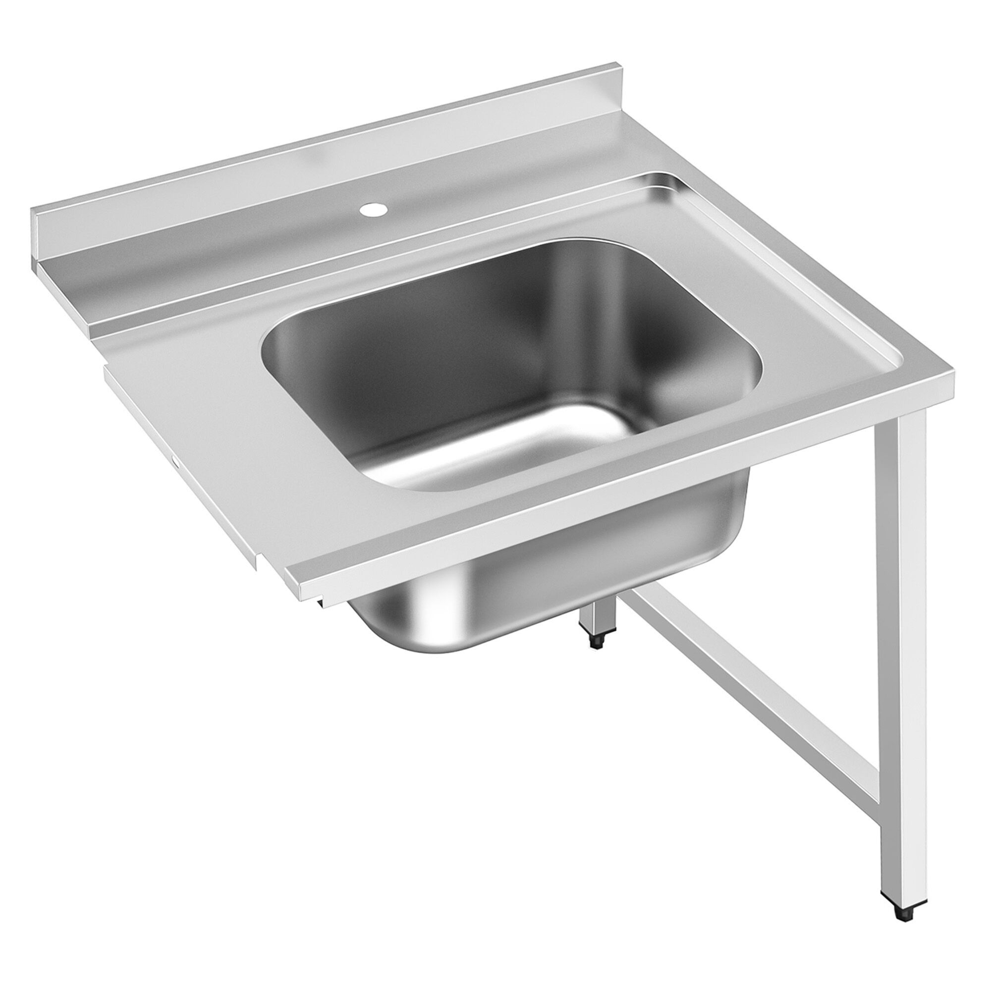 Table d’entrée pour lave-vaisselle - 800mm - Montage à droite - avec 1 bac - pour DSHI1080WD