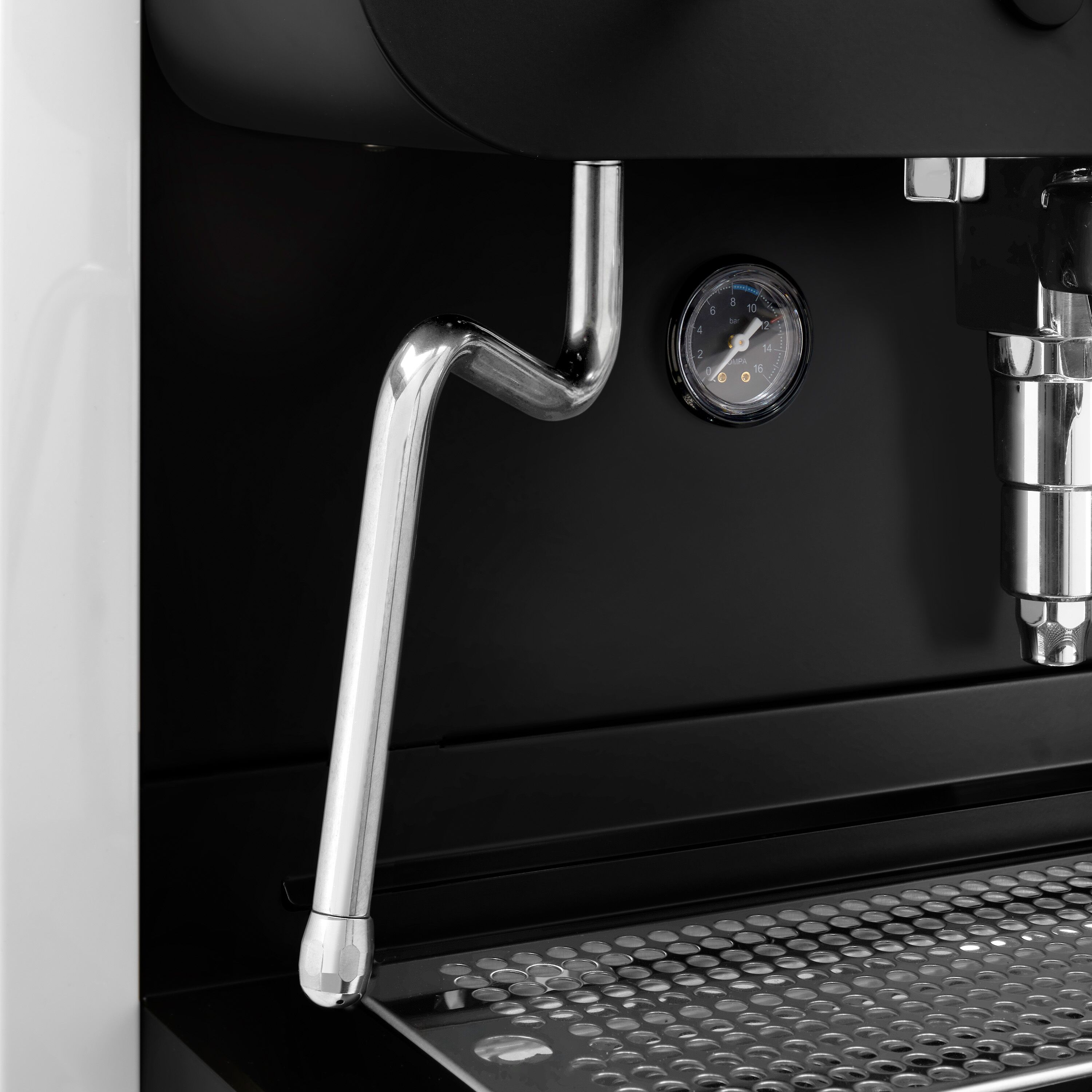 Machine à café porte-filtre – 2 groupes – multichaudière – écran tactile – système de préinfusion – Blanc