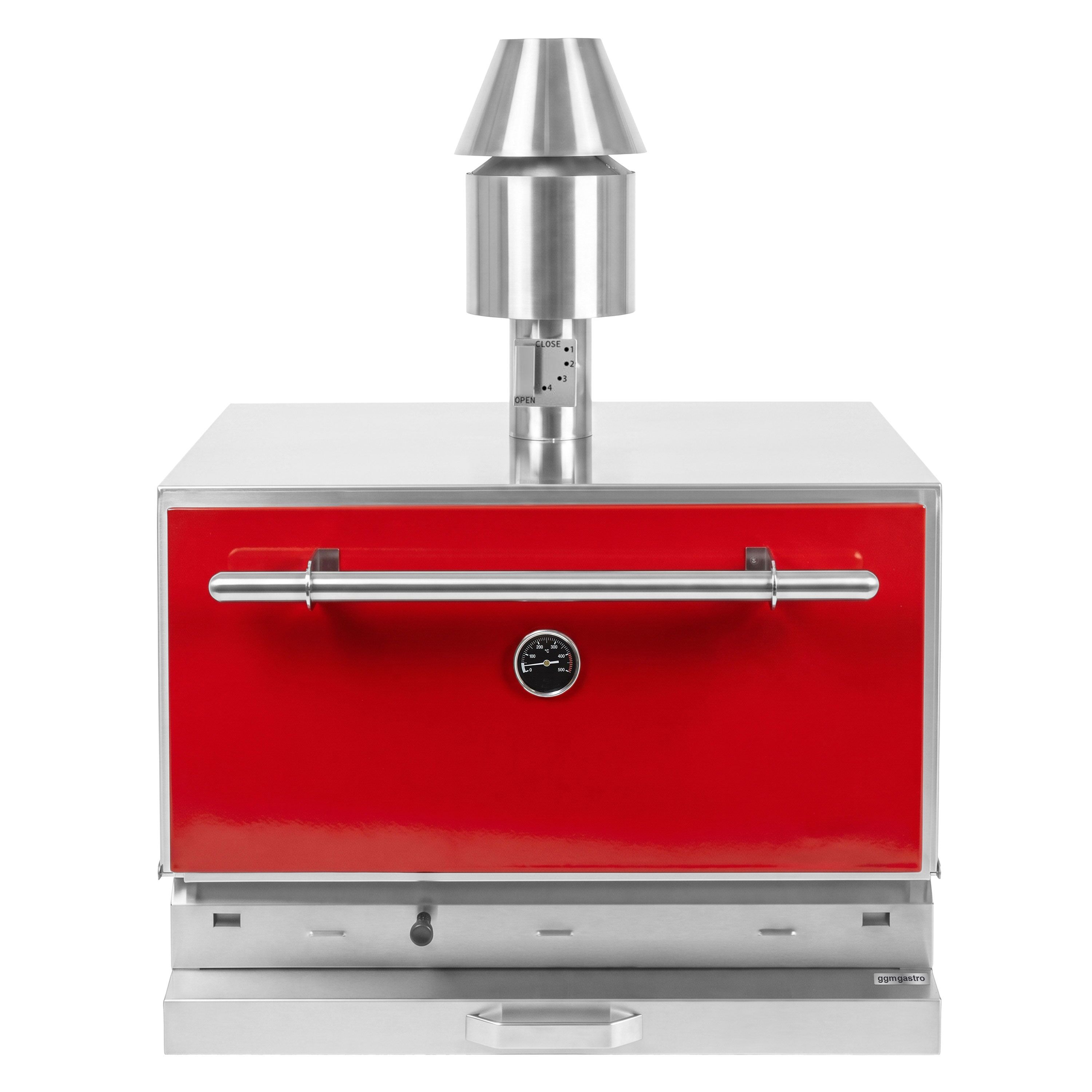 Charcoal Oven - 890mm - Red