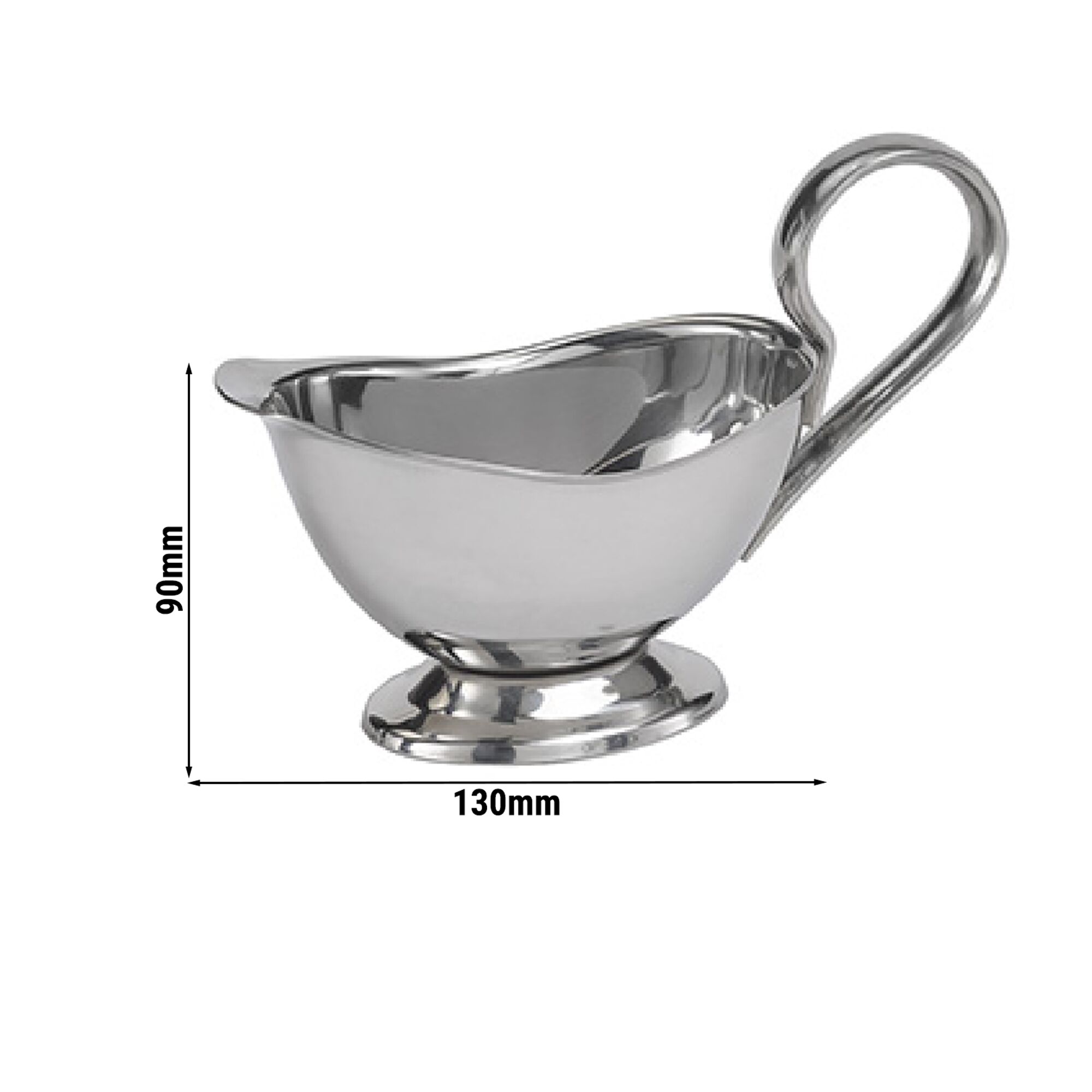 (6 pièces) Saucière – PROFI – inox 18/8 – 0,07 L