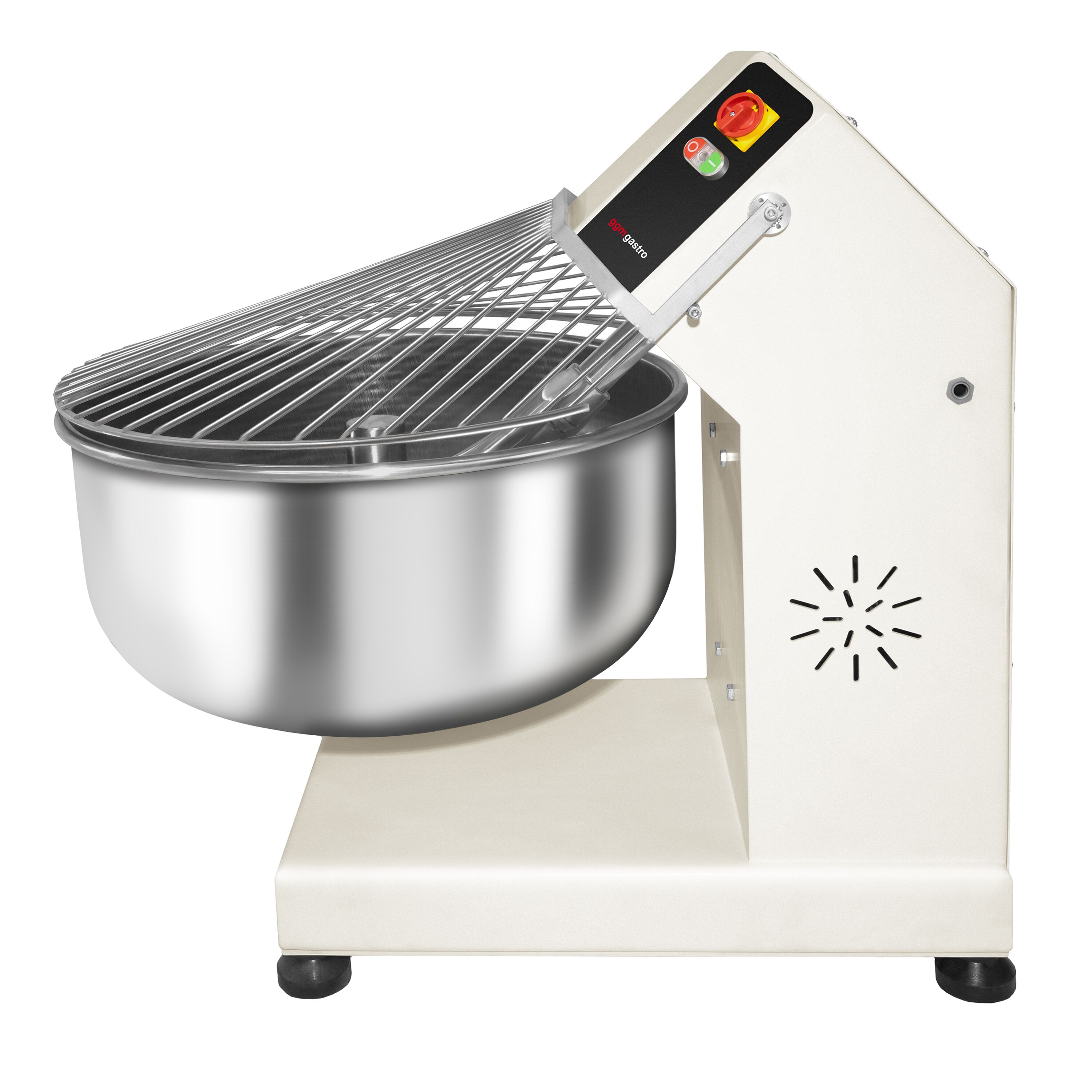 Pétrin à Pâte / Pétrin à spirale - 130 Litres / 50 kg - avec Cuve Fixe - 400 V