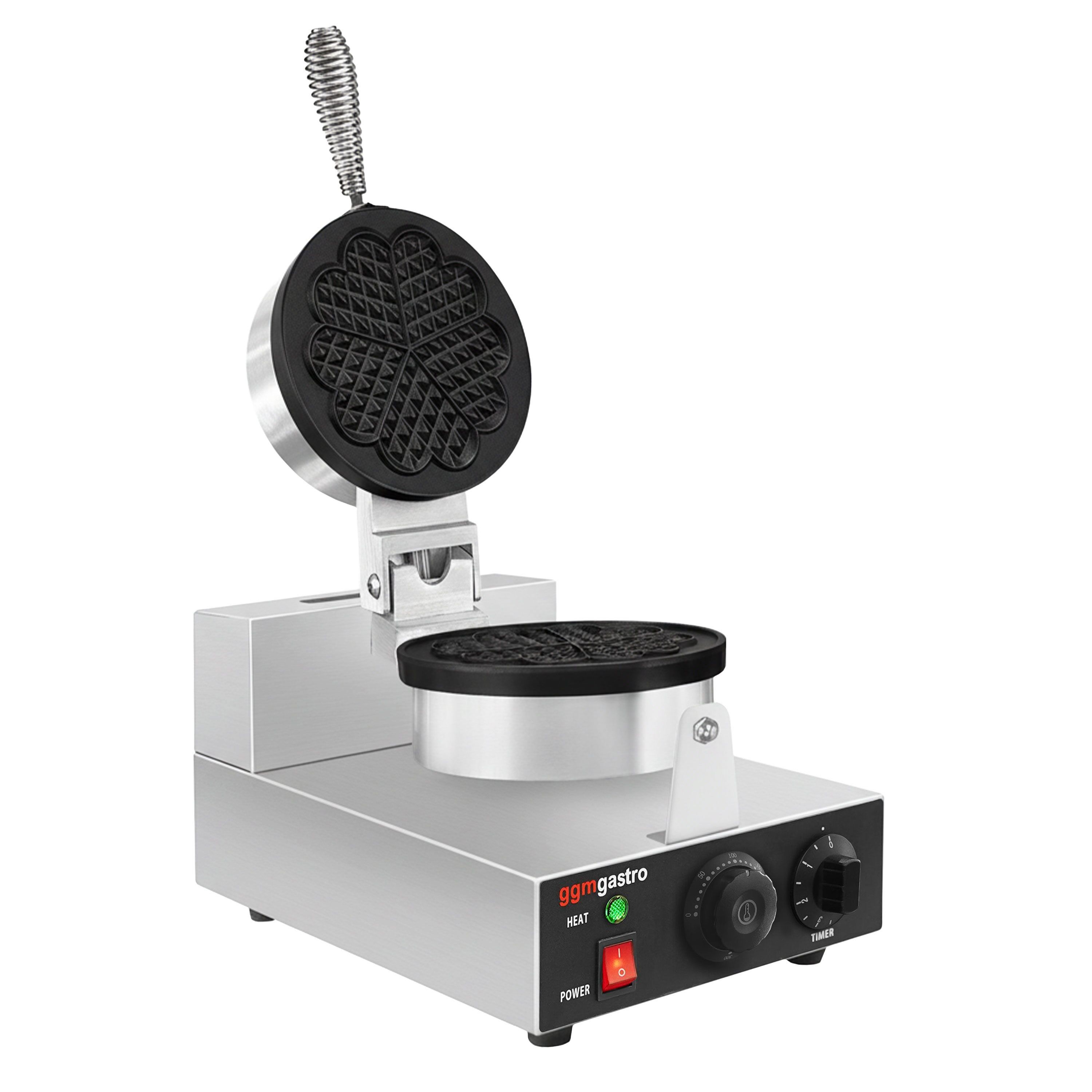 Gaufrier – simple – manuel – 1,3 kW – Forme : cœur