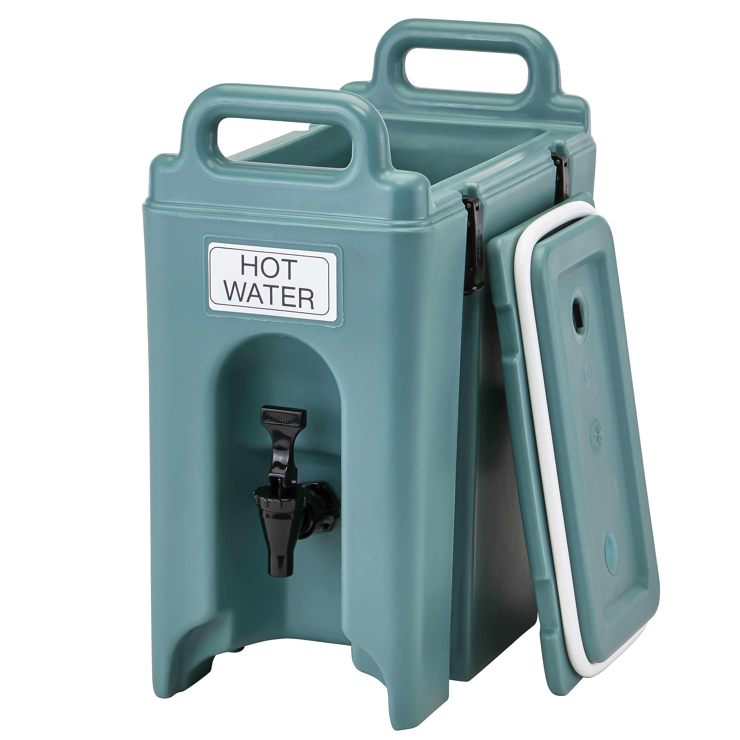 CAMBRO | CAMTAINERS® - isolierter Getränkebehälter - 9,5 Liter - Schieferblau