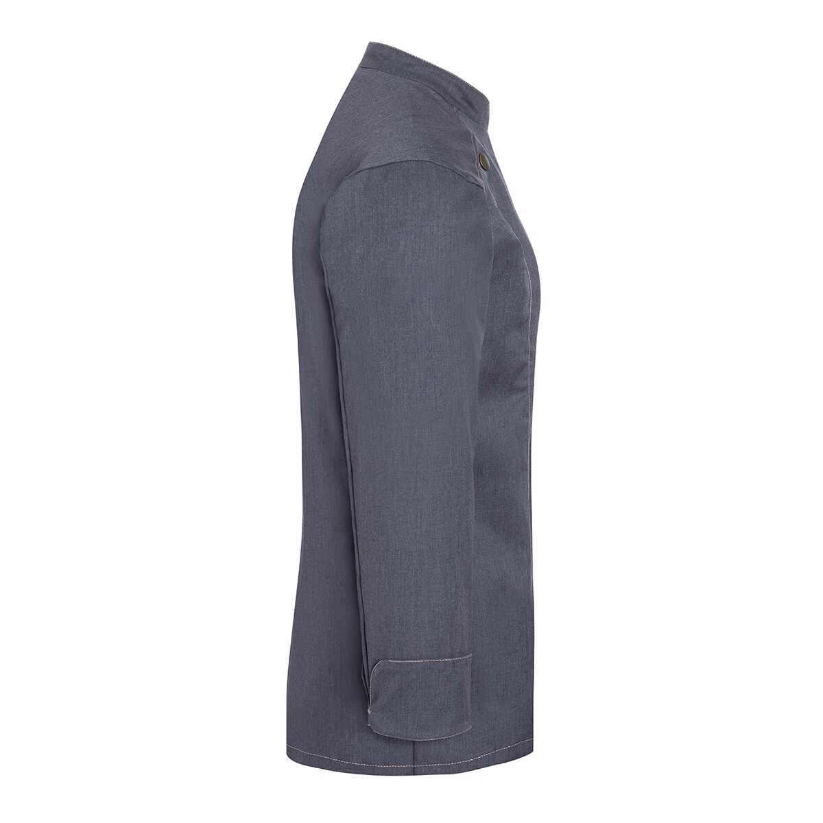 (6 pièces) KARLOWSKY | Veste de cuisine femme style jeans - Noir Vintage - Taille : 40