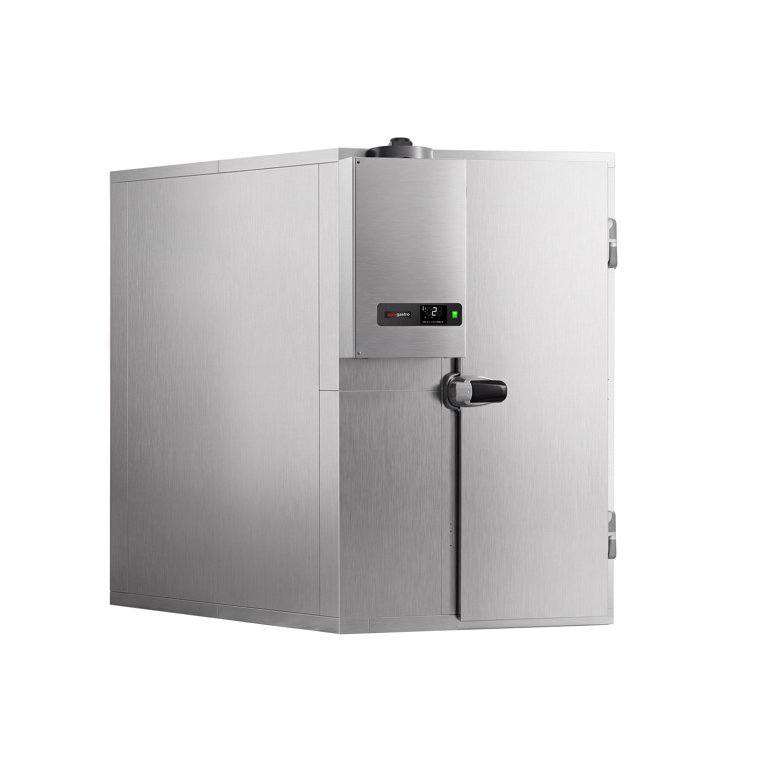 RVS koelcel - 1200x2100mm - 3,70m³ - incl. koelmotor
