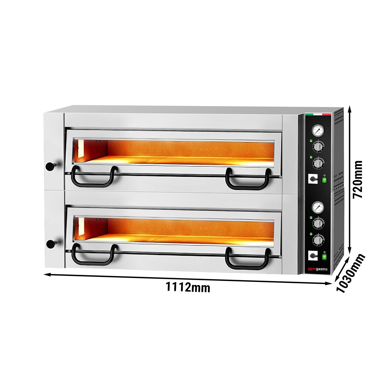 Four à pizza électrique Power – 4+4 x 34 cm – Manuel