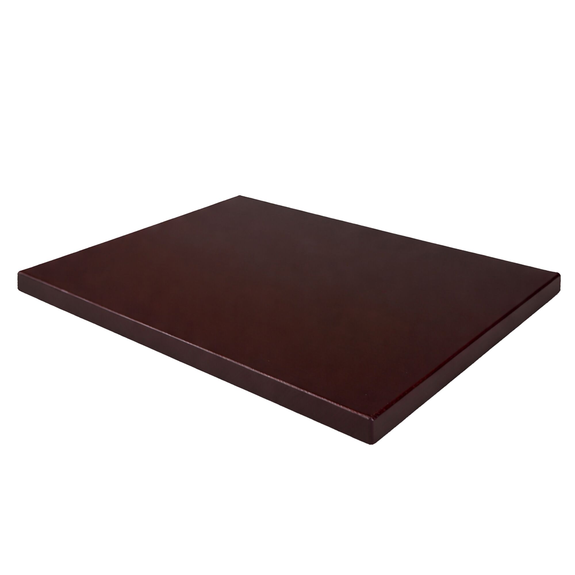 Planche à découper antidérapante - EN 600x400mm - Épaisseur: 20mm - Conforme HACCP - PEHD 500 - Marron