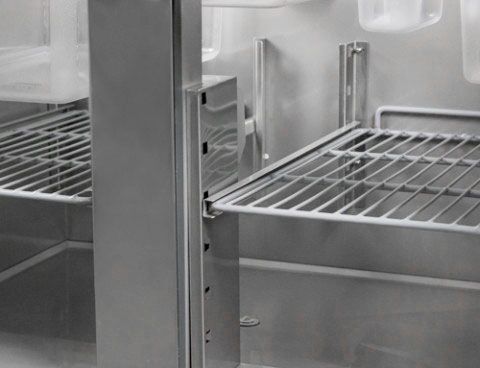 Zubereitungstisch Mini PREMIUM - 900mm - für 5x GN 1/6 - 2 Türen