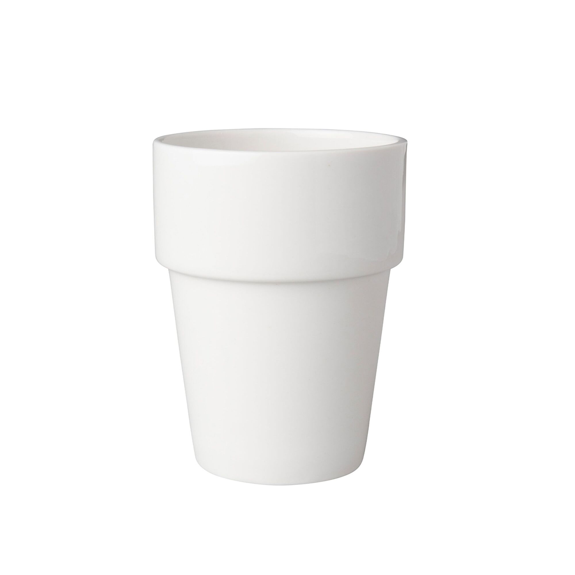 (6 pcs) BUDGETLINE - Gobelet à lait Mammoet - 19cl - Blanc