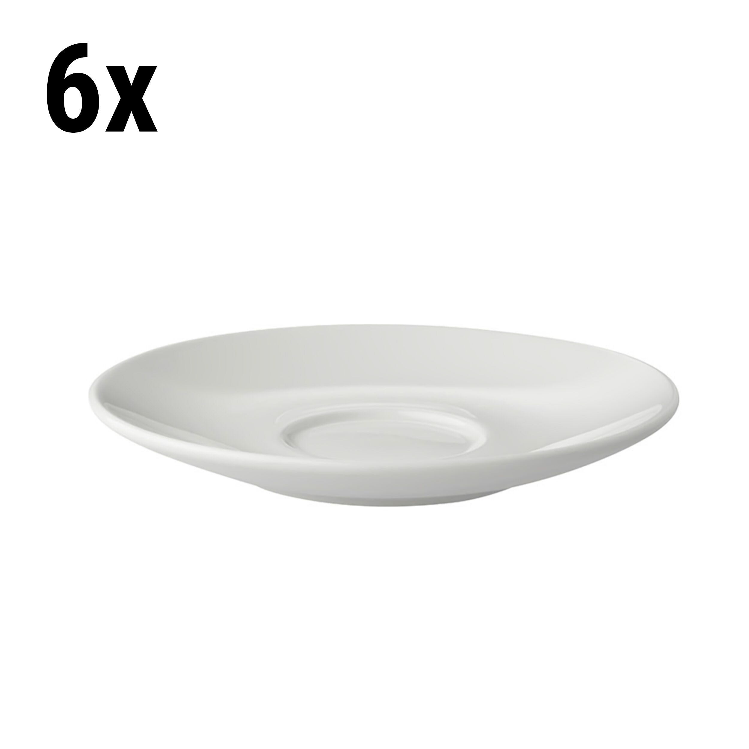 (6 pièces) BART - Soucoupe pour soupe - Ø 15,5 cm - Ivoire