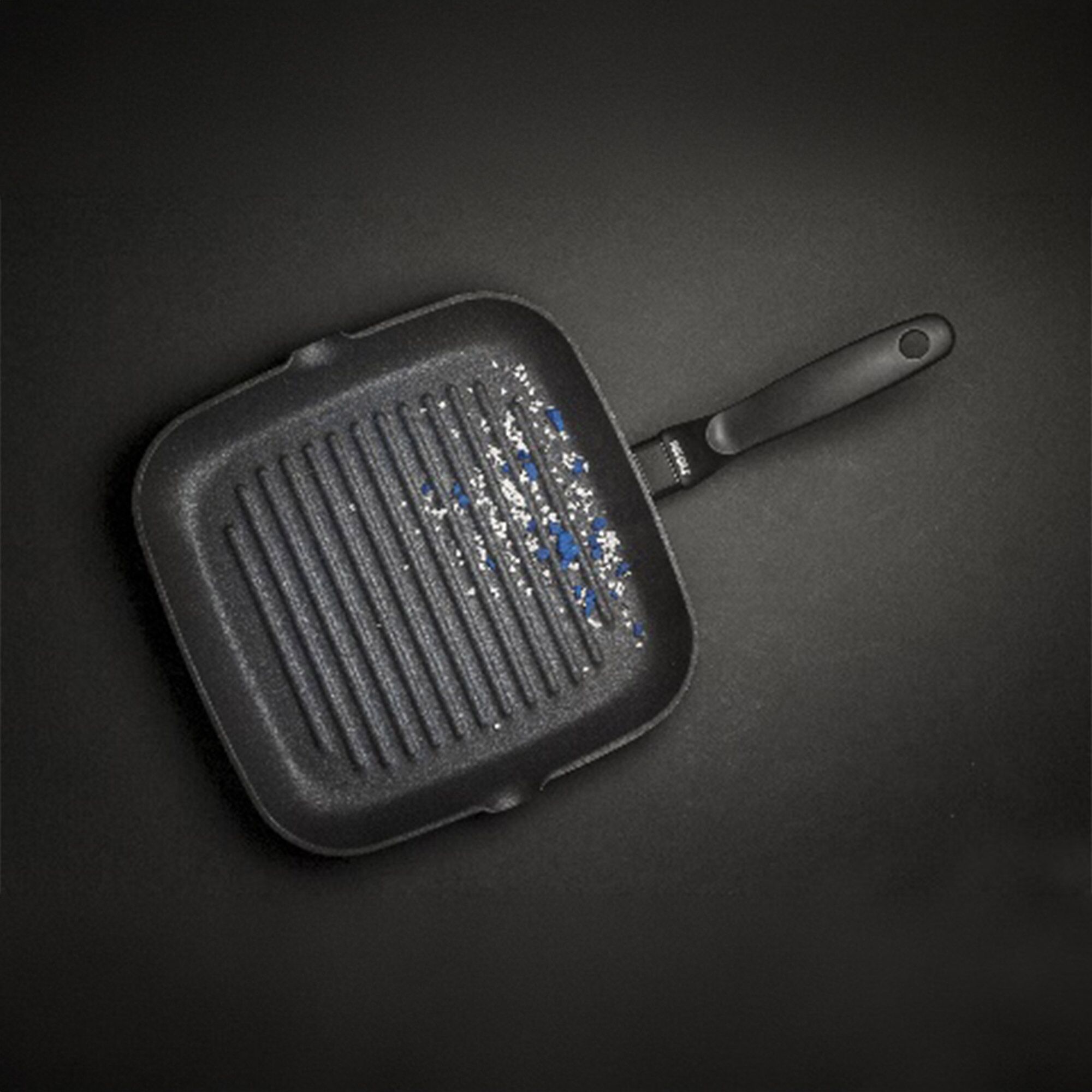 Plaque de cuisson PREMIUM - Compatible avec les plaques à induction - 260 x 260 mm - avec poignée fixe en bakélite