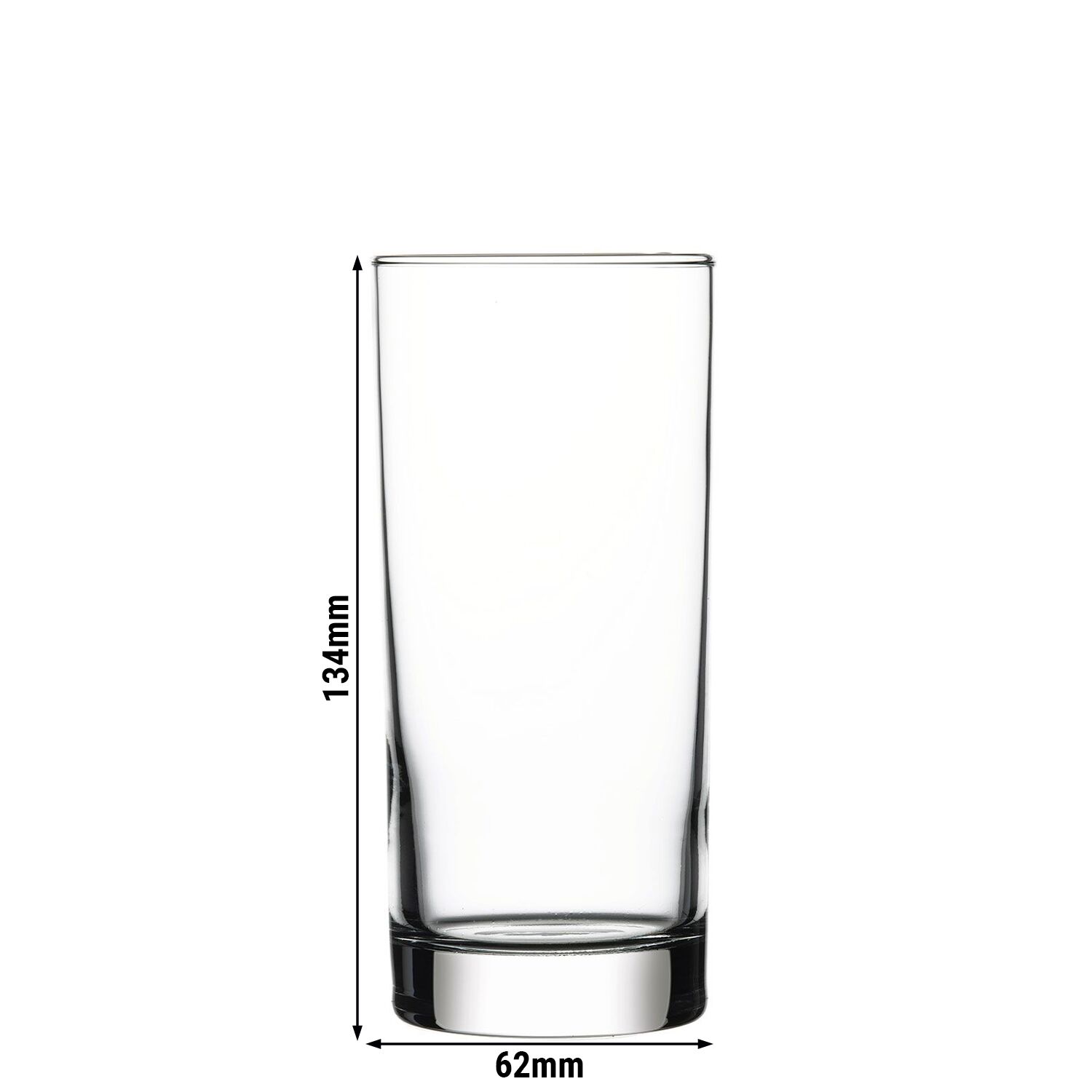 (12 Stück) Saft & Longdrinkglas - CHICAGO - 290ml - geeicht bei 200ml