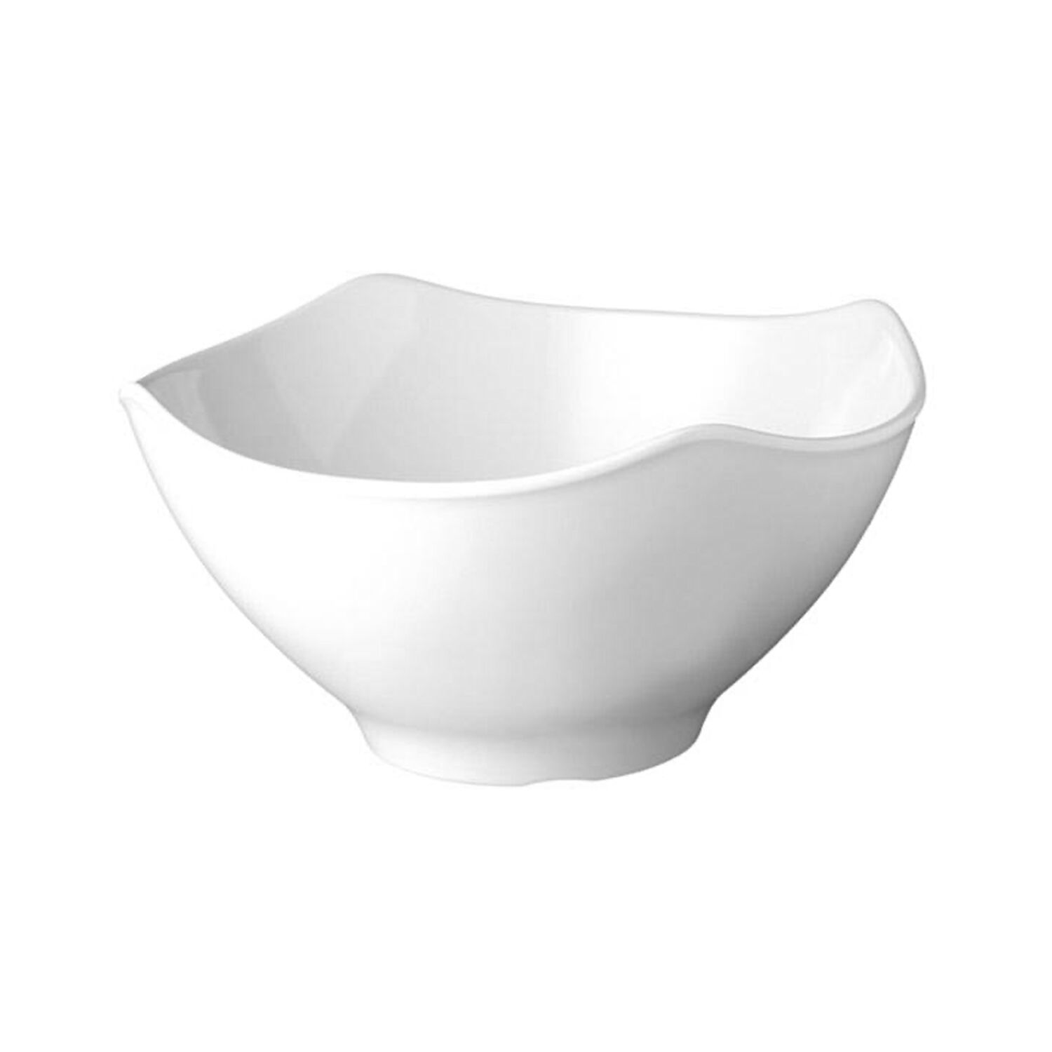 (6 pcs) Coupe - GLOBAL BUFFET - Mélamine - 4,5L - carré - 320x320mm - Profondeur : 165mm - Blanc
