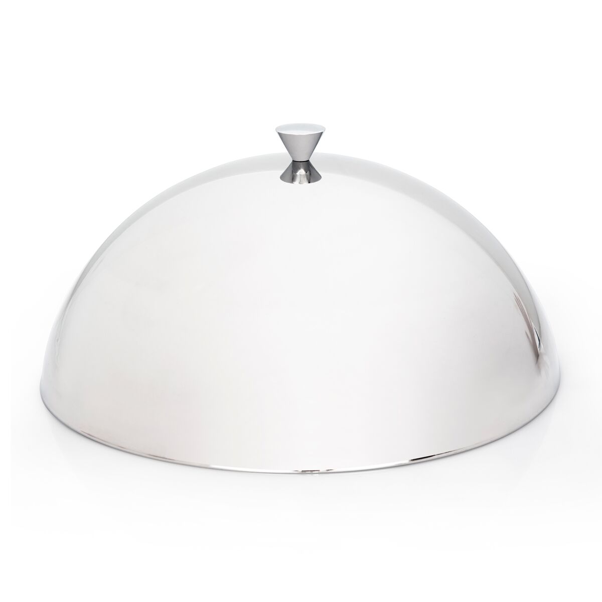 (4 pcs) Cloche de présentation - Ø305mm - Acier inoxydable - poli