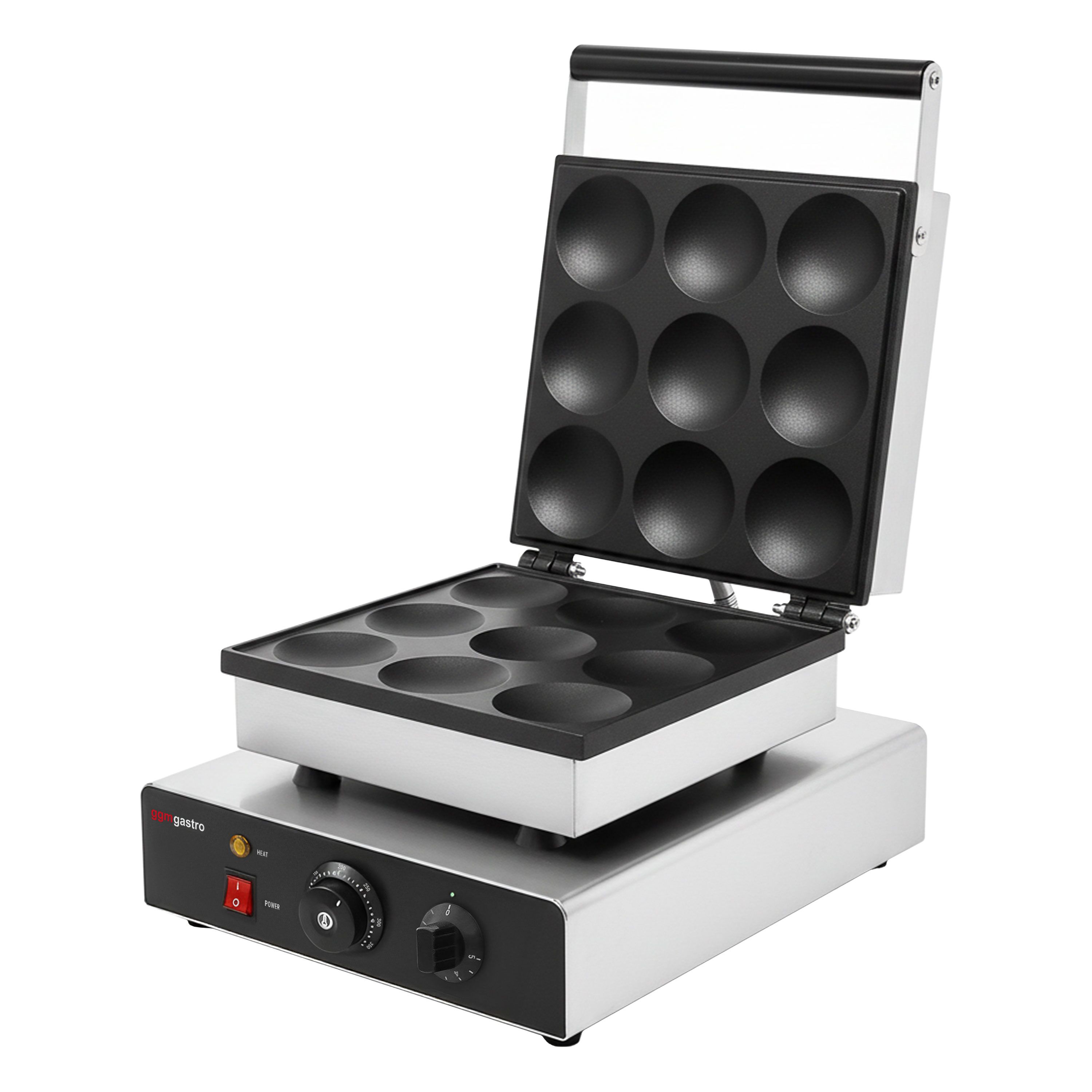 Gaufrier – simple – manuel – 1,75 kW – Forme : 9 pancakes américains
