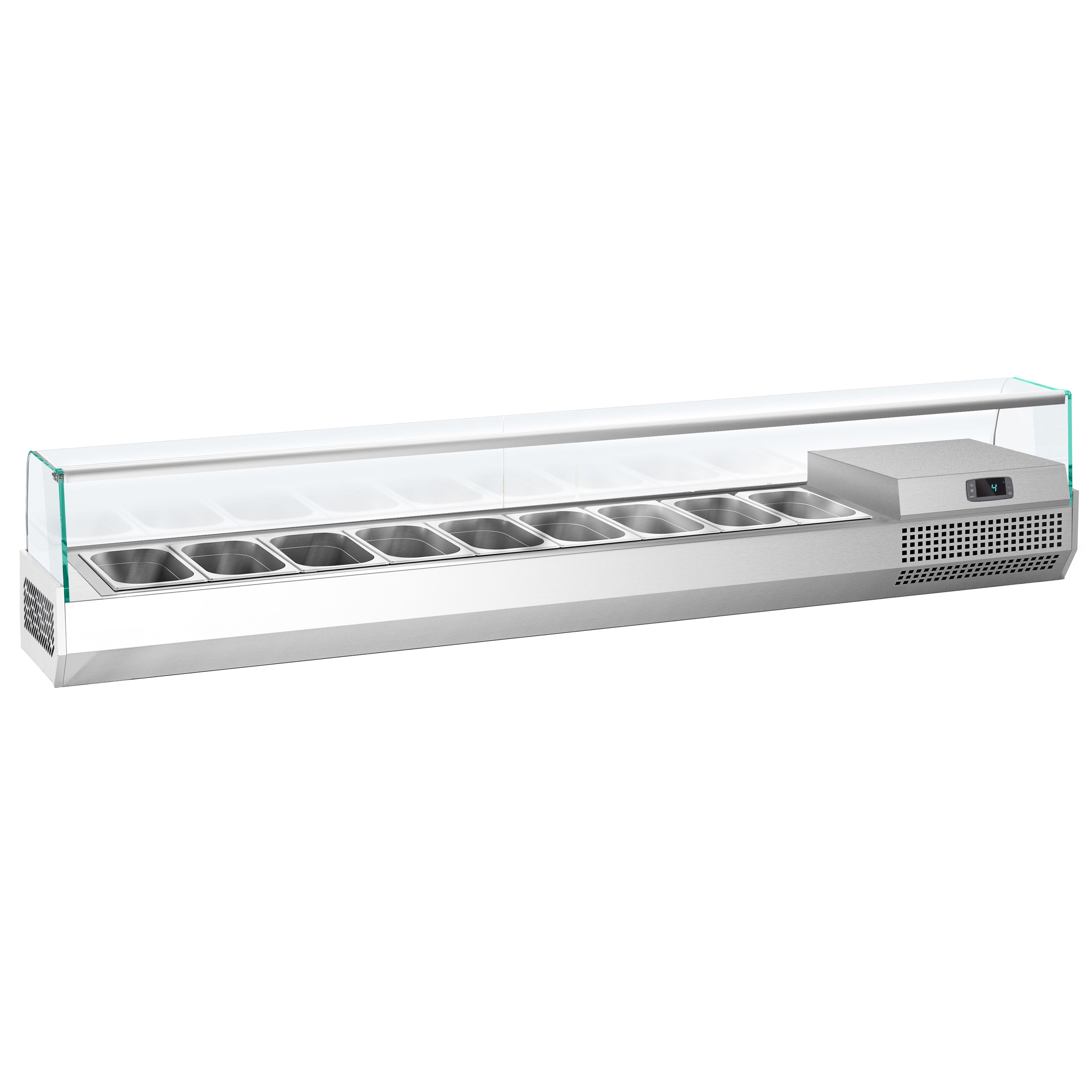 Vitrine Réfrigérée à Ingrédients PREMIUM PLUS - 1976x353mm - 9x GN 1/4