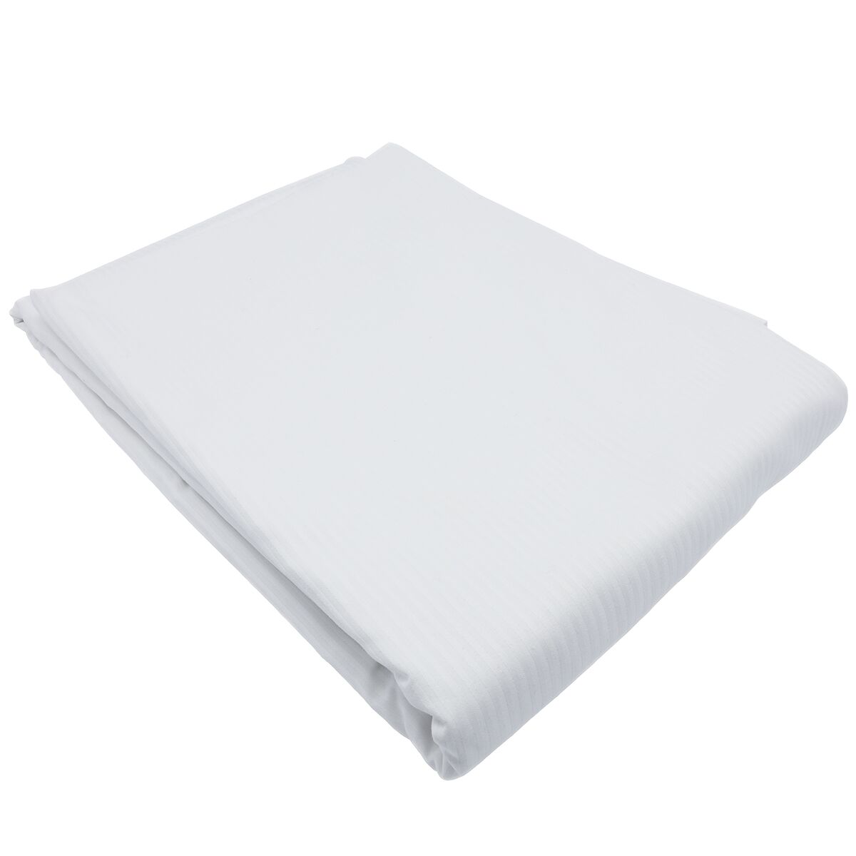 (10 pcs) Couvre-lit en damas Linz - 140x210cm - Blanc