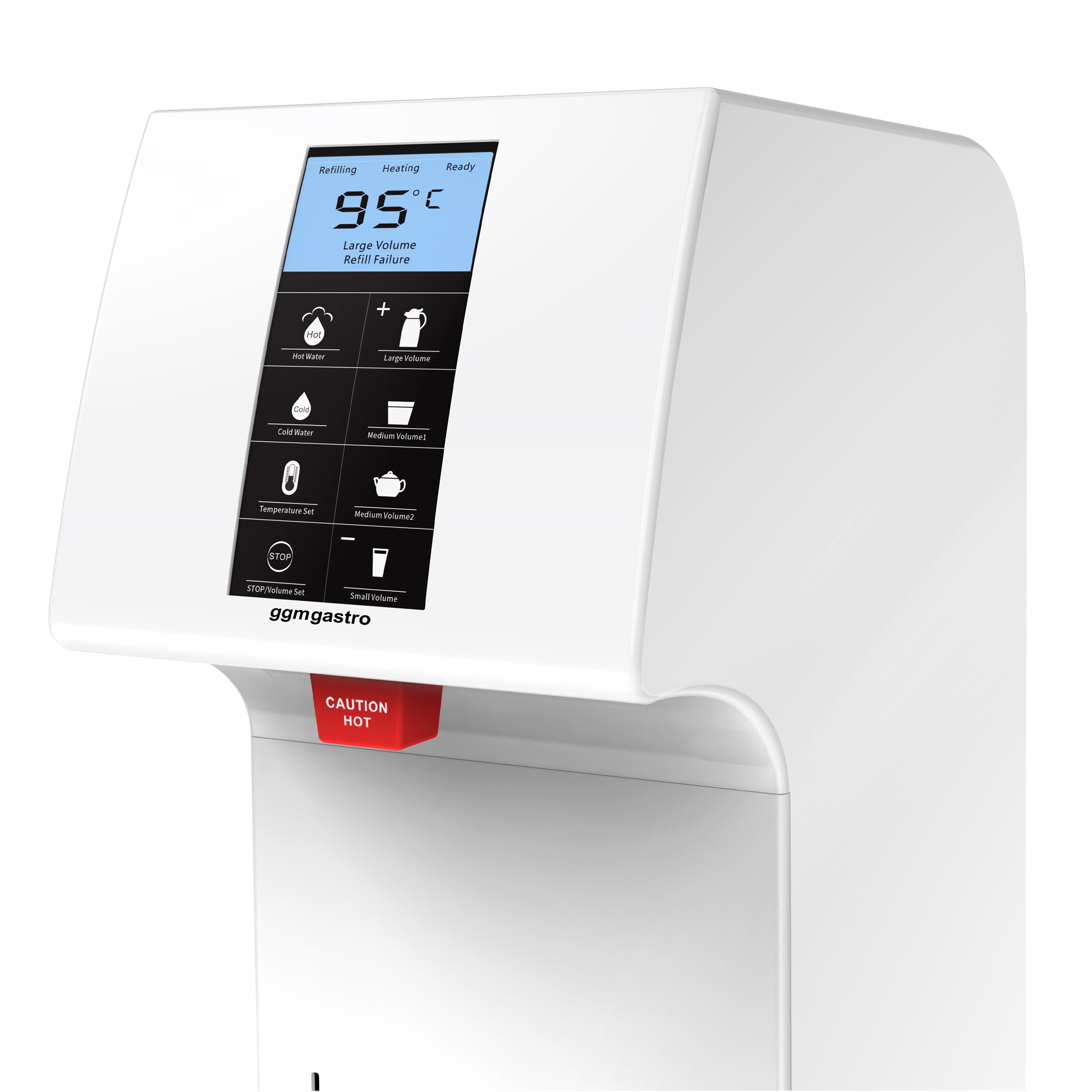 Distributeur de boissons chaudes - Numérique - 9,5L - 2kW - Blanc