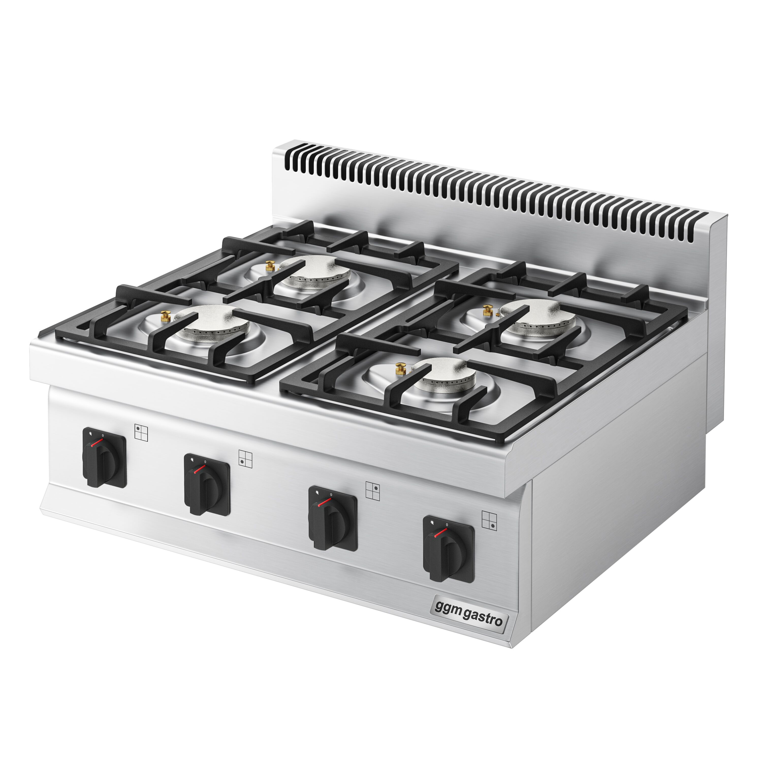 Fourneau à gaz – 23 kW – 4 brûleurs