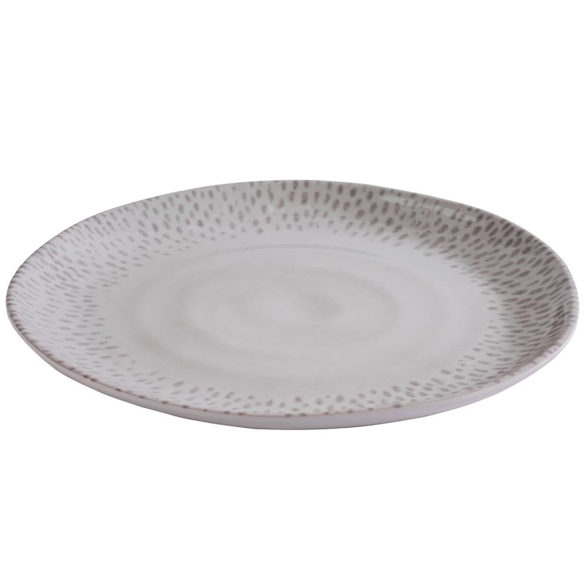 (6 pièces) FOOTMARK - Assiette - Mélamine - Ø 210 mm