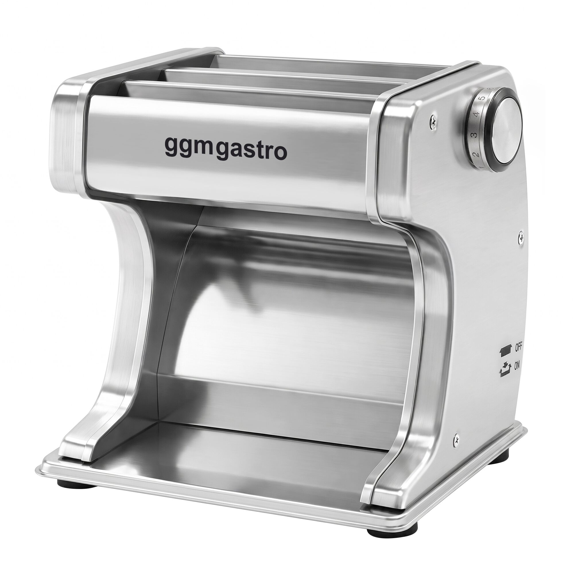 Commercial Electric Pasta Machine – Stainless Steel – 7-Level Dough Thickness Adjustment