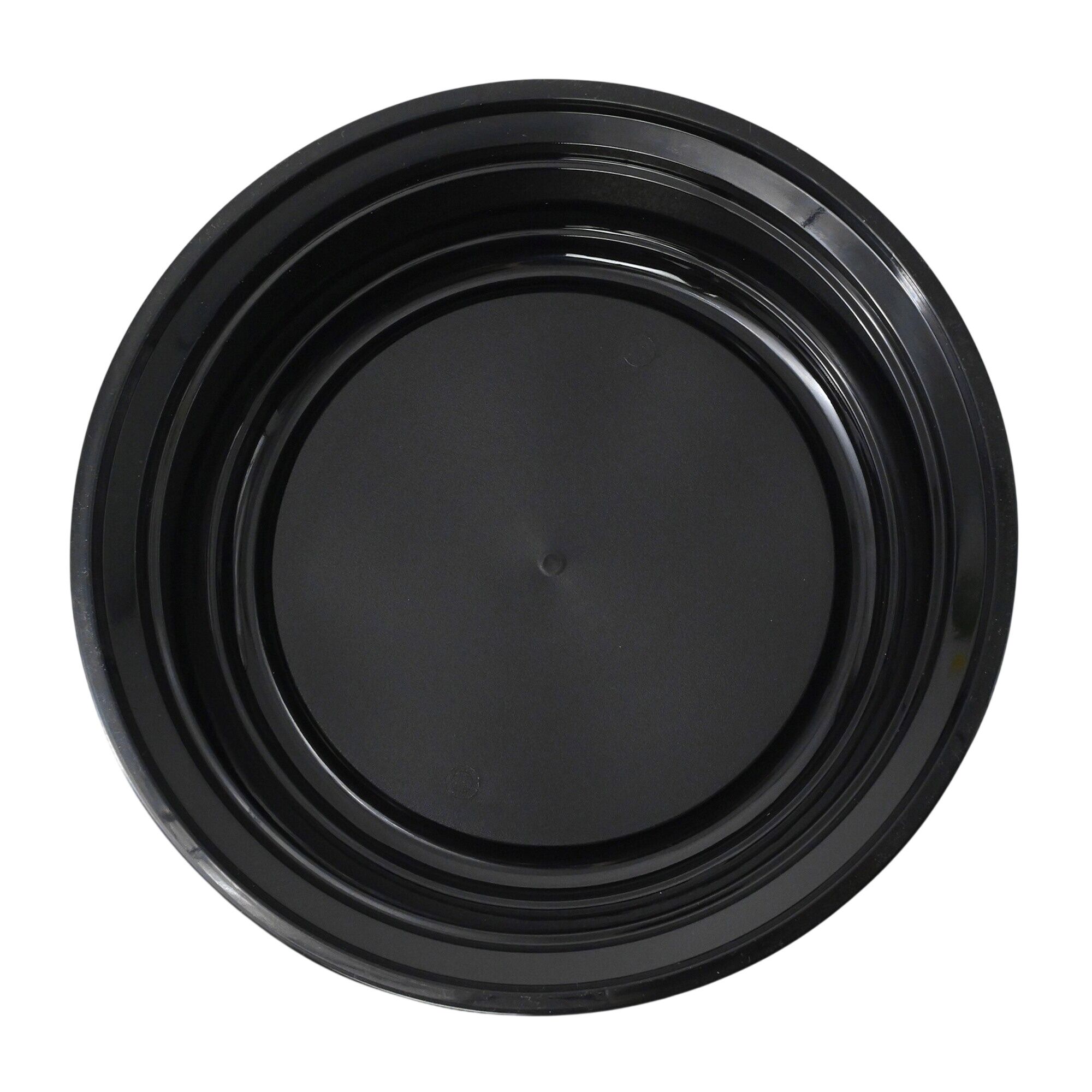 (300 pcs) Barquette réutilisable - 1000ml - Ronde - Noir