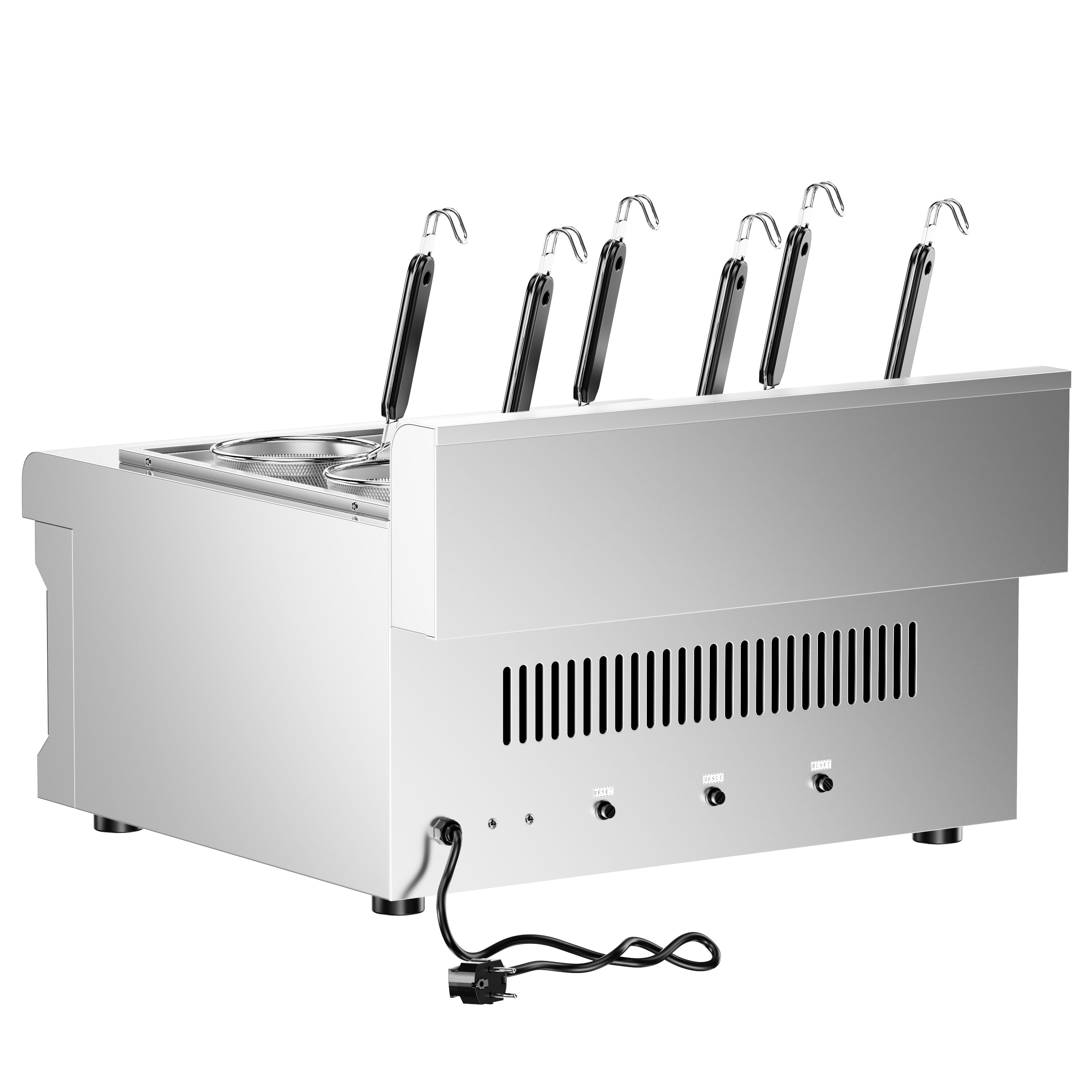 Cuiseur à pâtes électrique – 3 kW – incl. 6 paniers