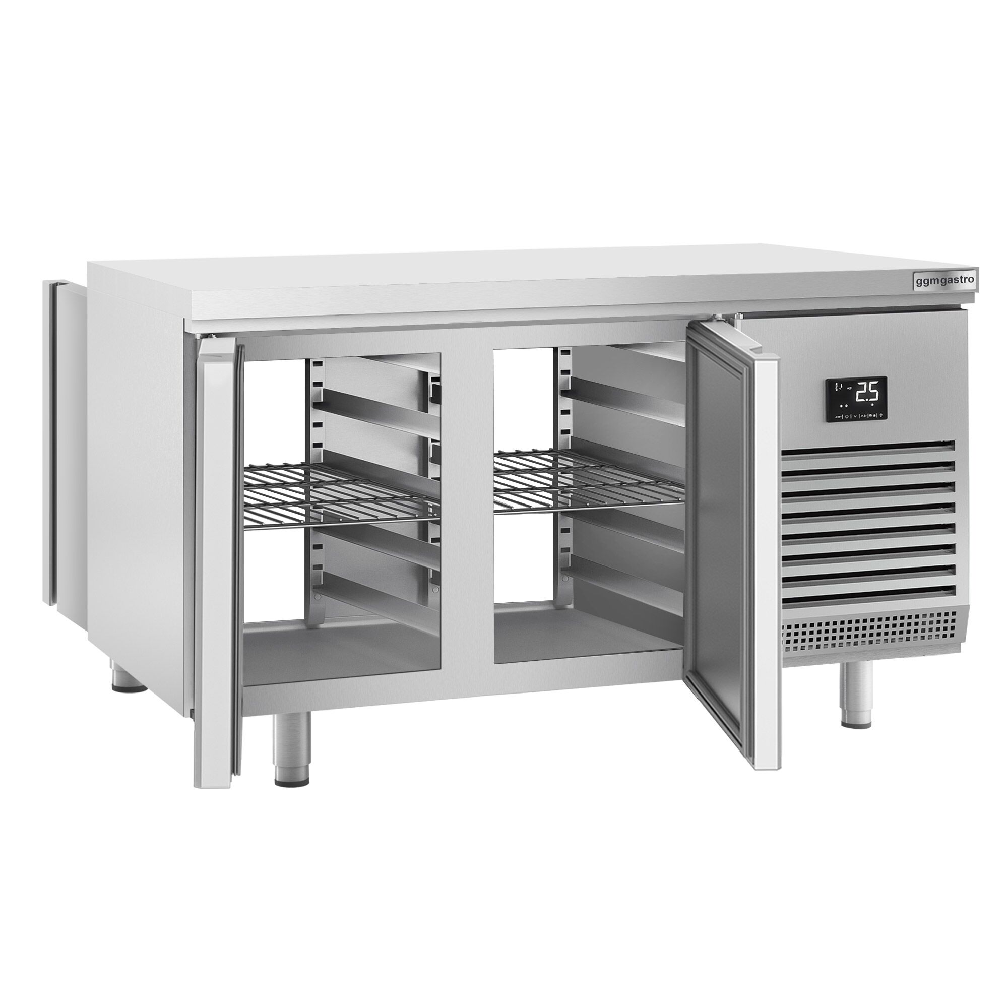 Bakery Counter Fridge - 1618x800mm - with 4 doors - capacity 400 litres