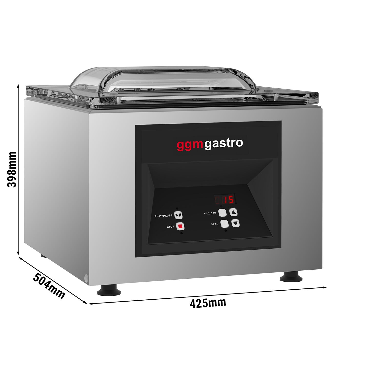 Machine sous vide à cloche – 8 m³/h – 500 watts – Digitale