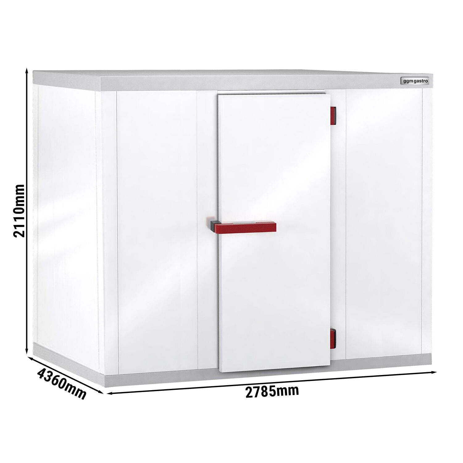 Chambre froide - 2780 x 4360 mm - 21,50 m³