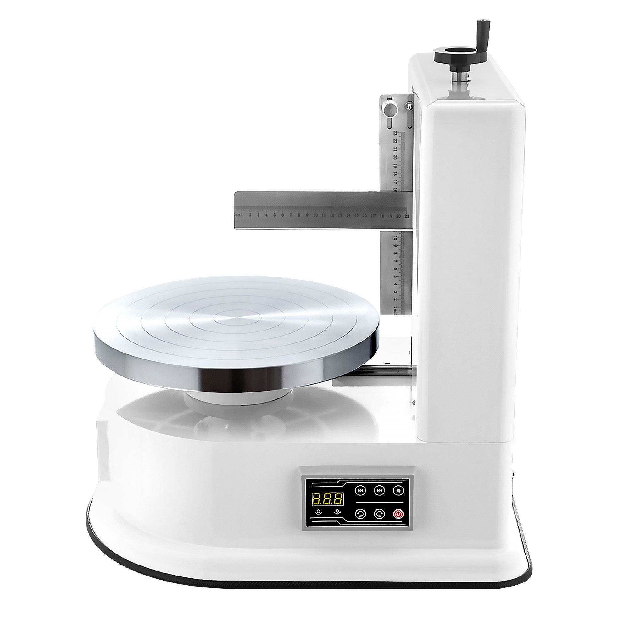 Cake smoothing machine – Ø360 mm Turntable - 40–180 RPM - 60 W - White