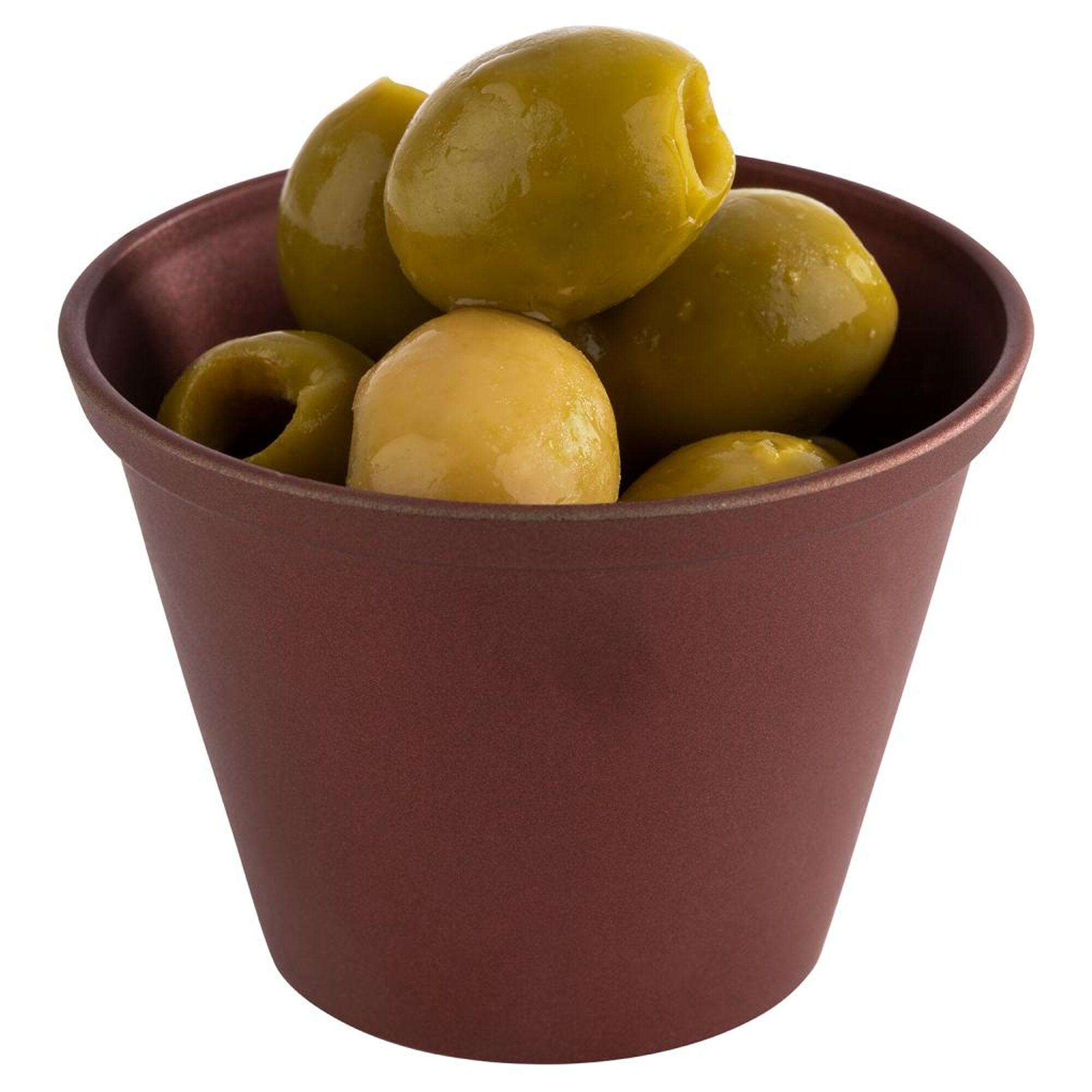 (6 pièces) Coupelles à sauce - lot de 6 - inox - 60 ml - Ø 60 mm - Rouge