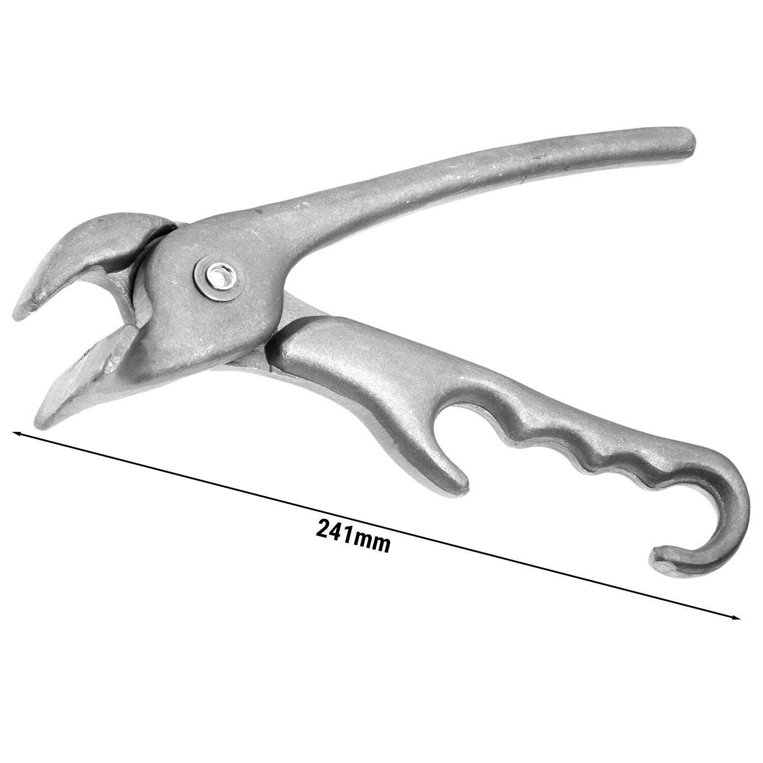 Pince pour plaque à pizza - aluminium