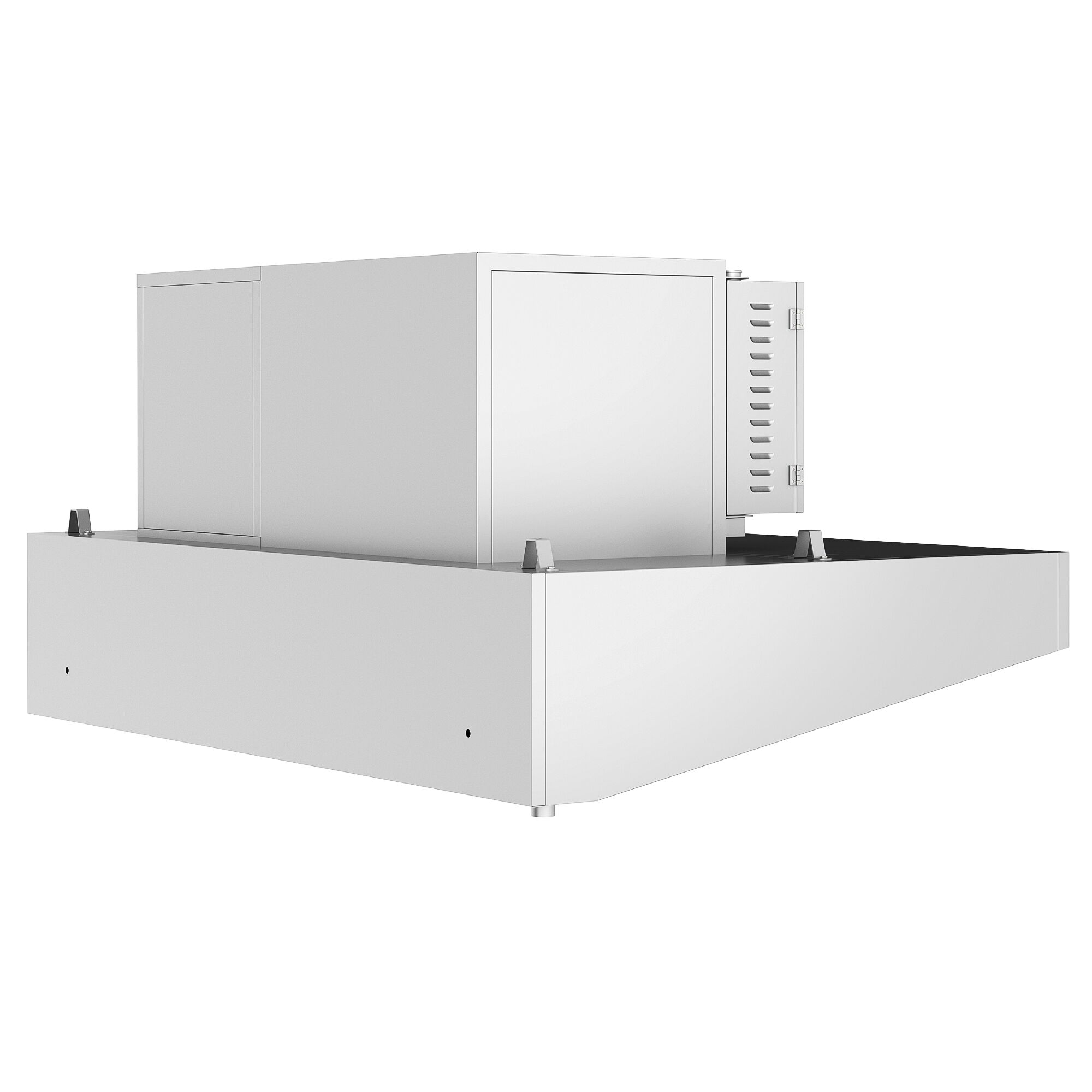 Hotte aspirante hybride - 2000 mm - efficacité de purification de l’air de 90 % - avec Smart Touch - LED