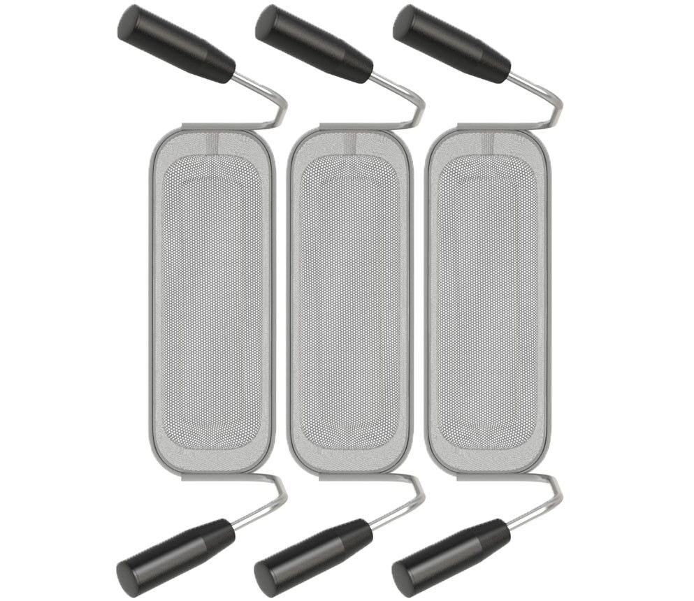 3x 1/3 Panier à pâtes - 290x105x200mm - 2,4kg - Inox AISI 304 - Série 700 Serie