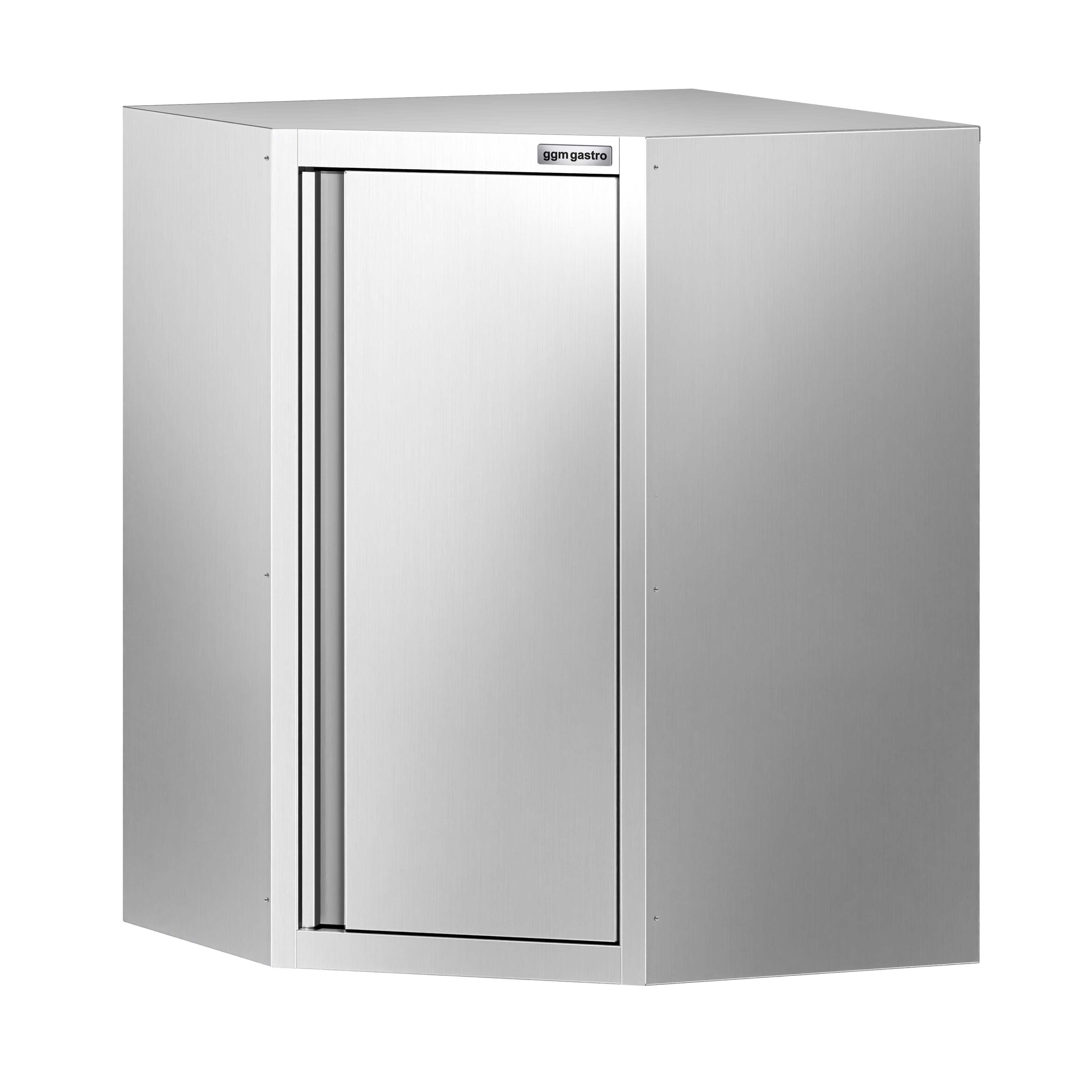 Armoire murale en acier inoxydable - 700x700mm - avec portes battantes - 800mm de haut