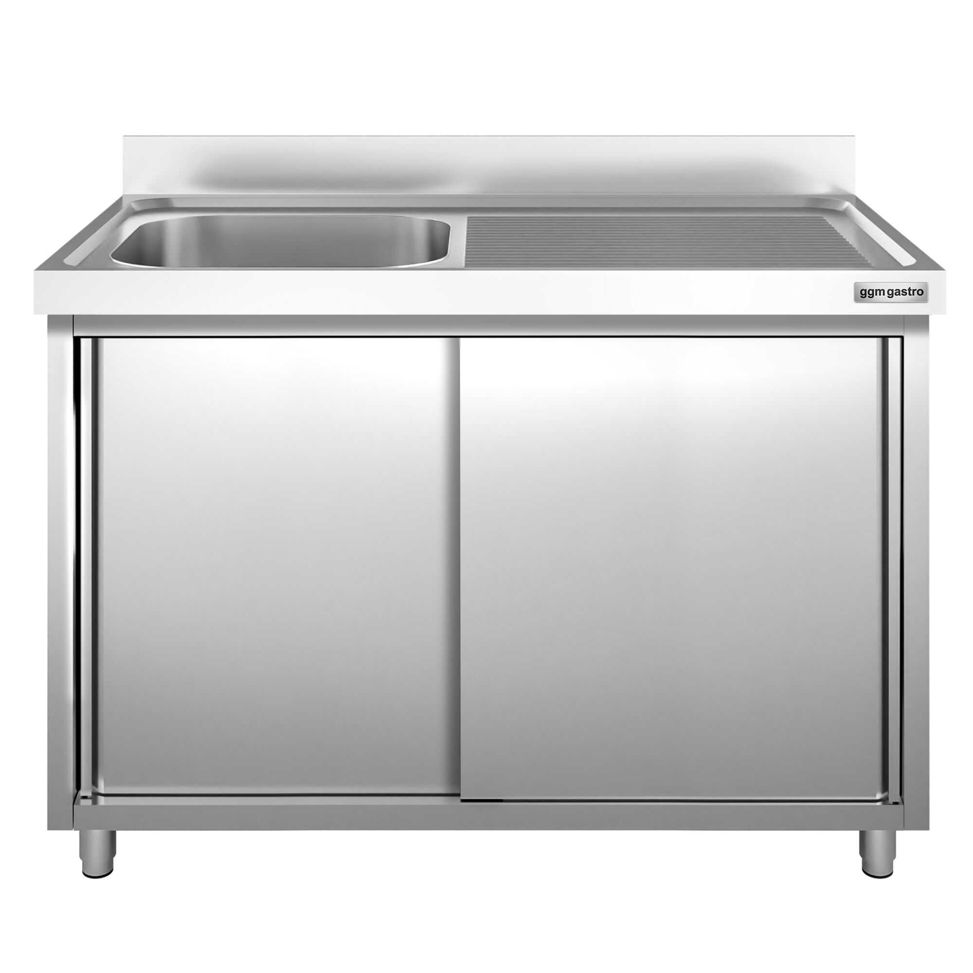 Meuble plonge PREMIUM - 1400x700mm - avec 1 bac à gauche