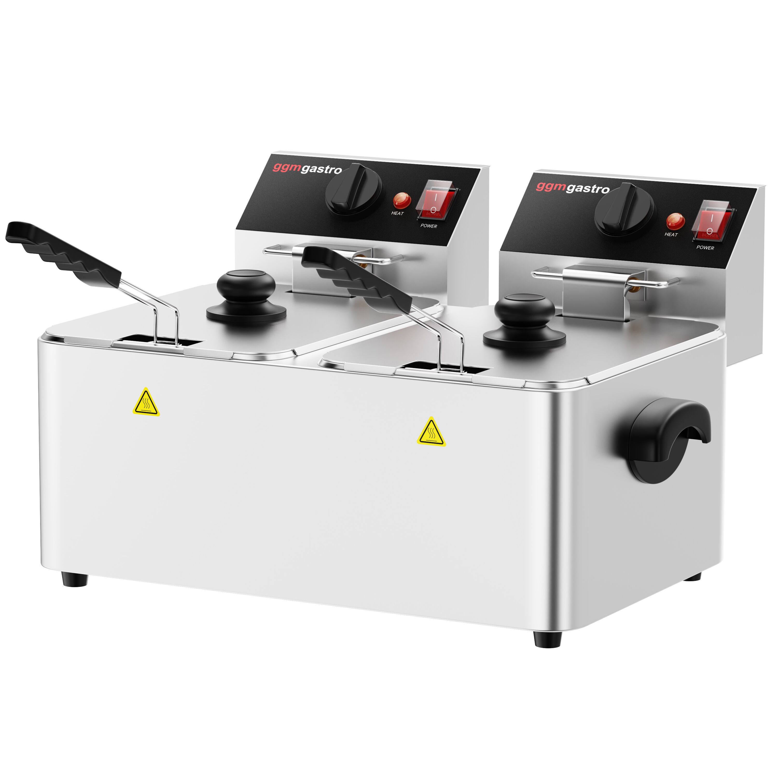 Friteuse électrique double – 4+4 litres – 5 kW